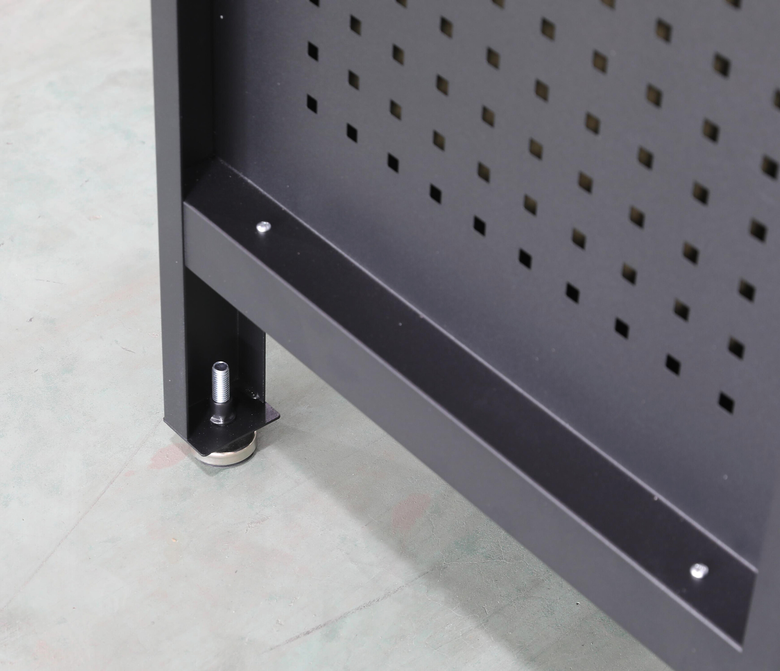 Feistos Werkbank Heros schwarz Stahl B/H/L: ca. 169x87x60 cm