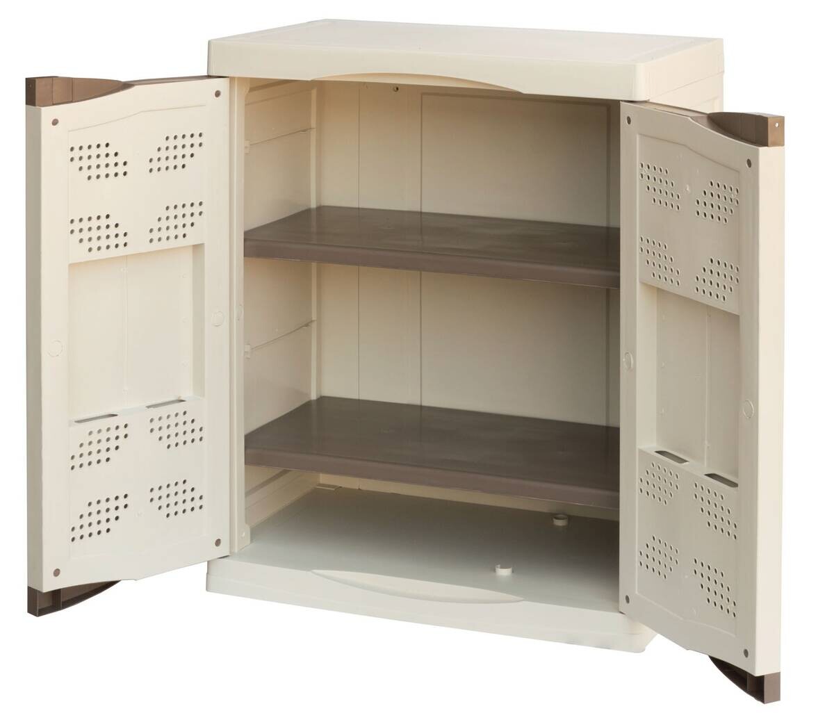 Artplast Kunststoffschrank Evolution beige Polyrattan B/H/L: ca. 47x97x70 cm