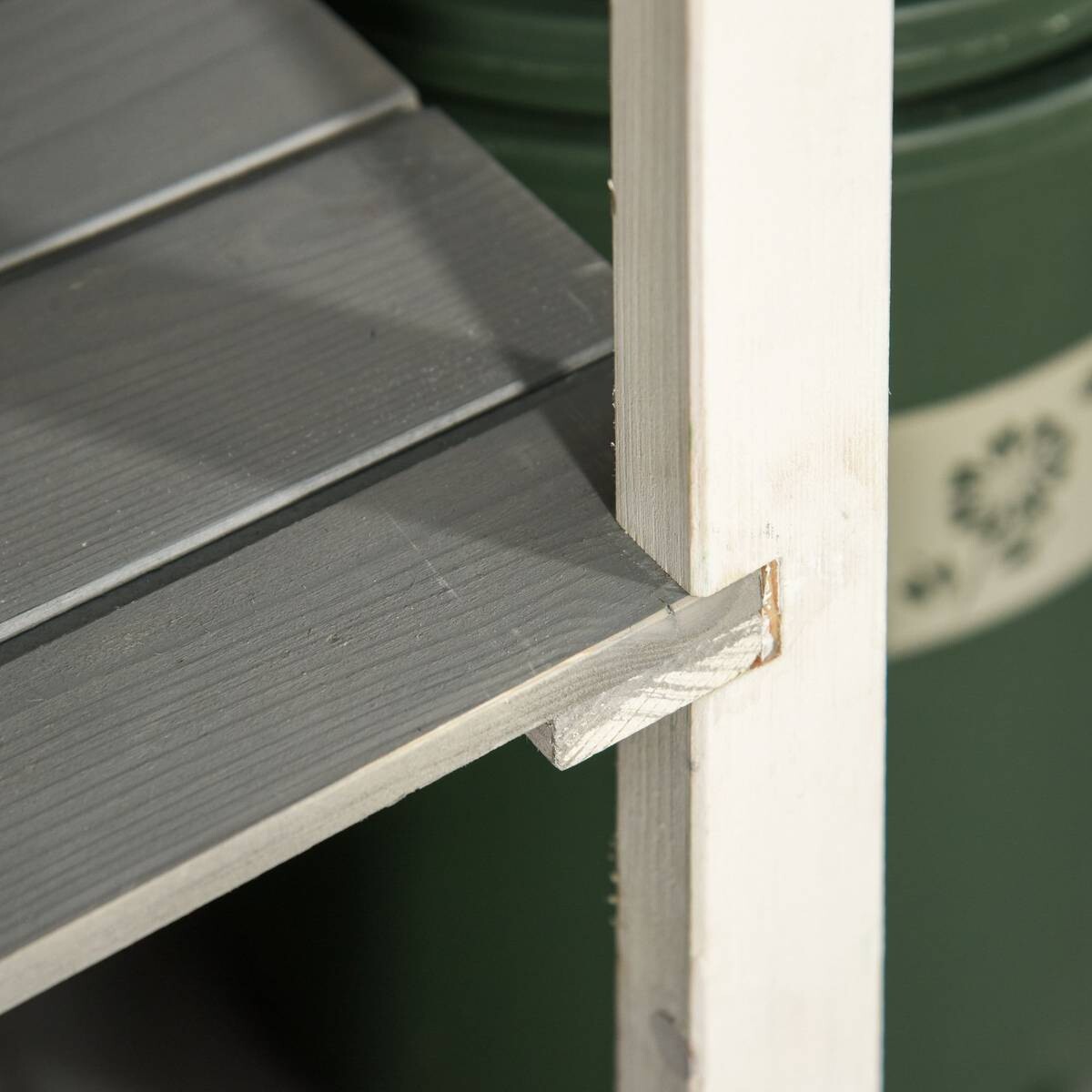 Outsunny Gartenhaus weiß B/H/L: ca. 56x115x75 cm