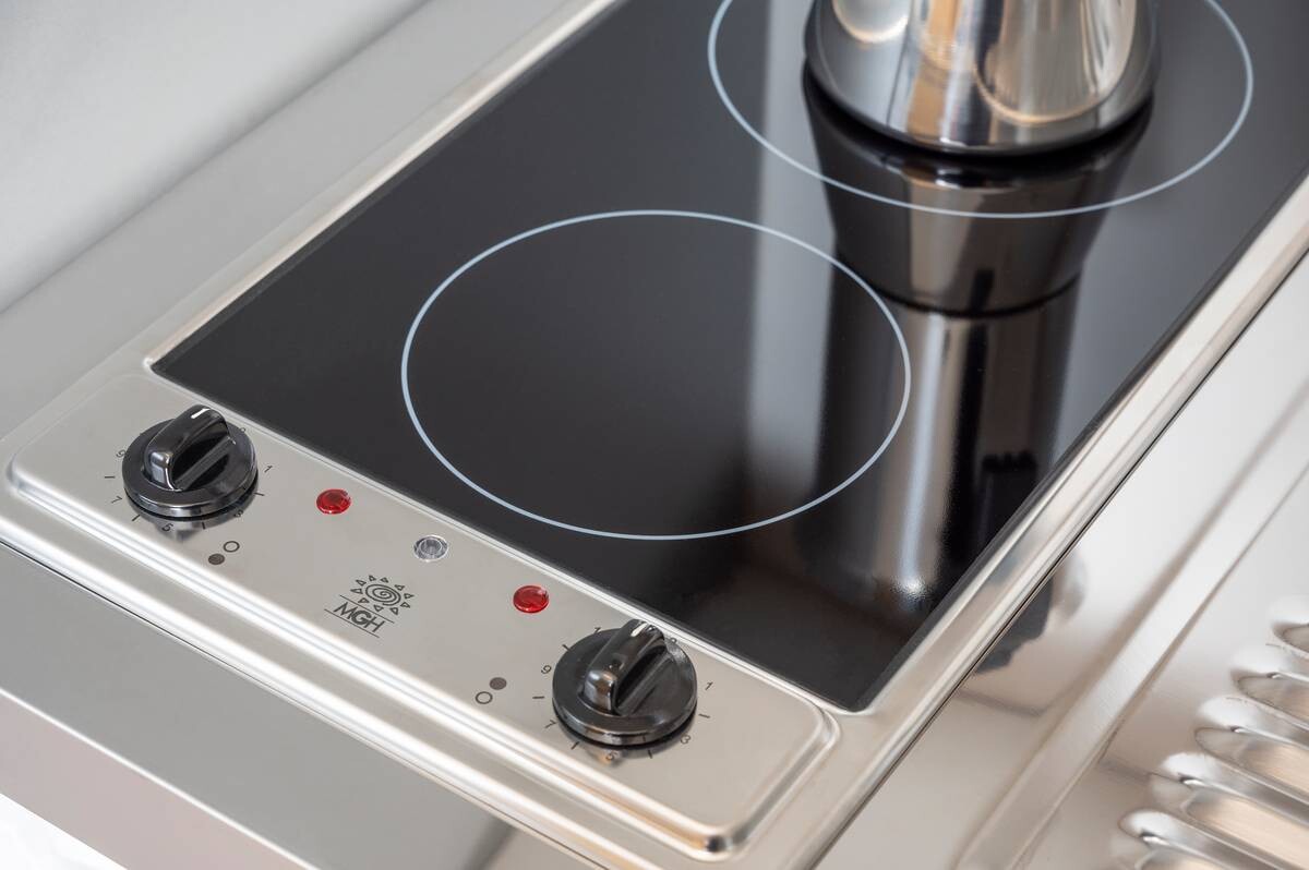 Respekta Schrankküche Economy weiß matt B/H/T: ca. 104x193x67 cm