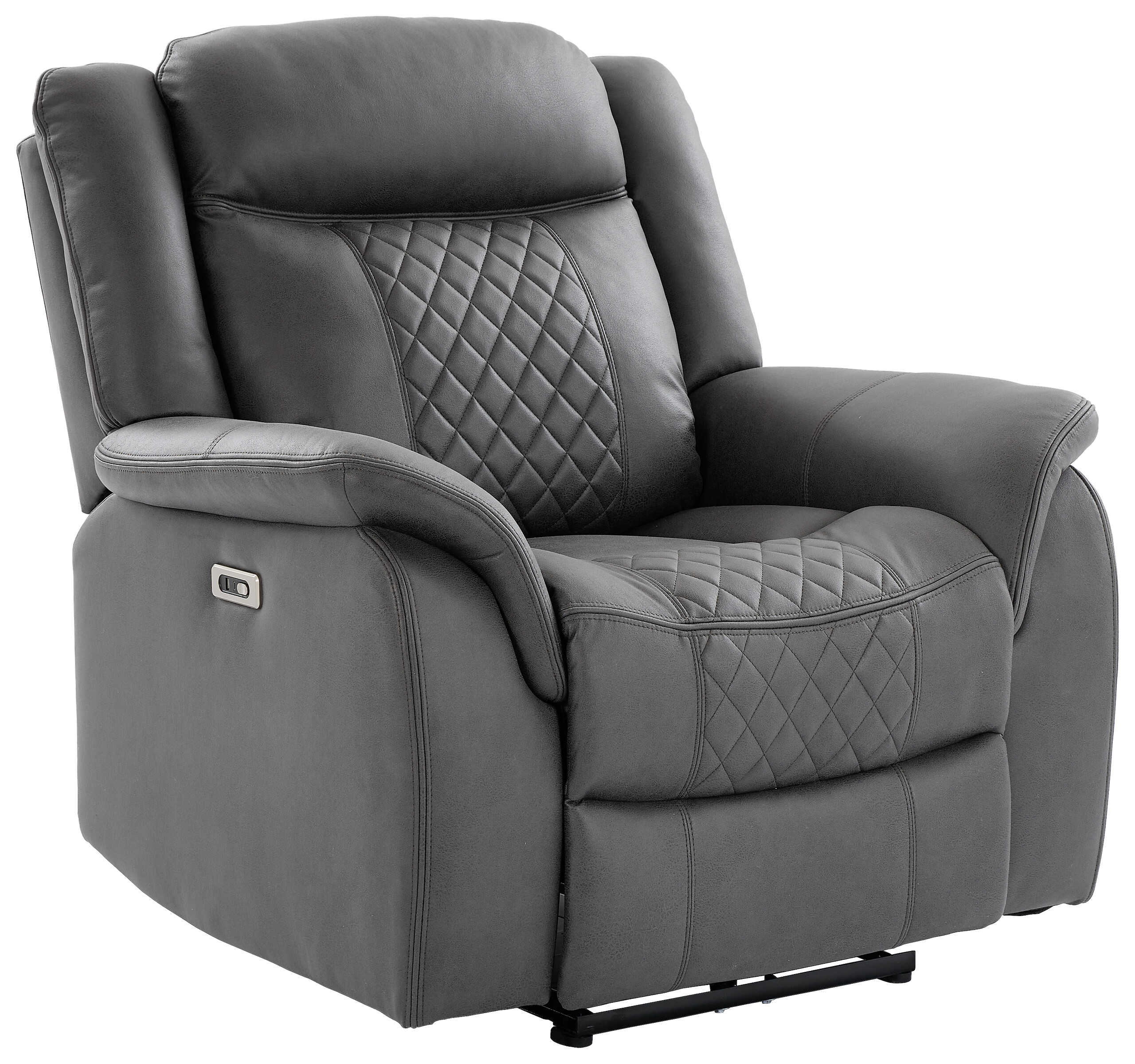 Sessel Pedro grau Microfaser B/H/T: ca. 103x108x94 cm