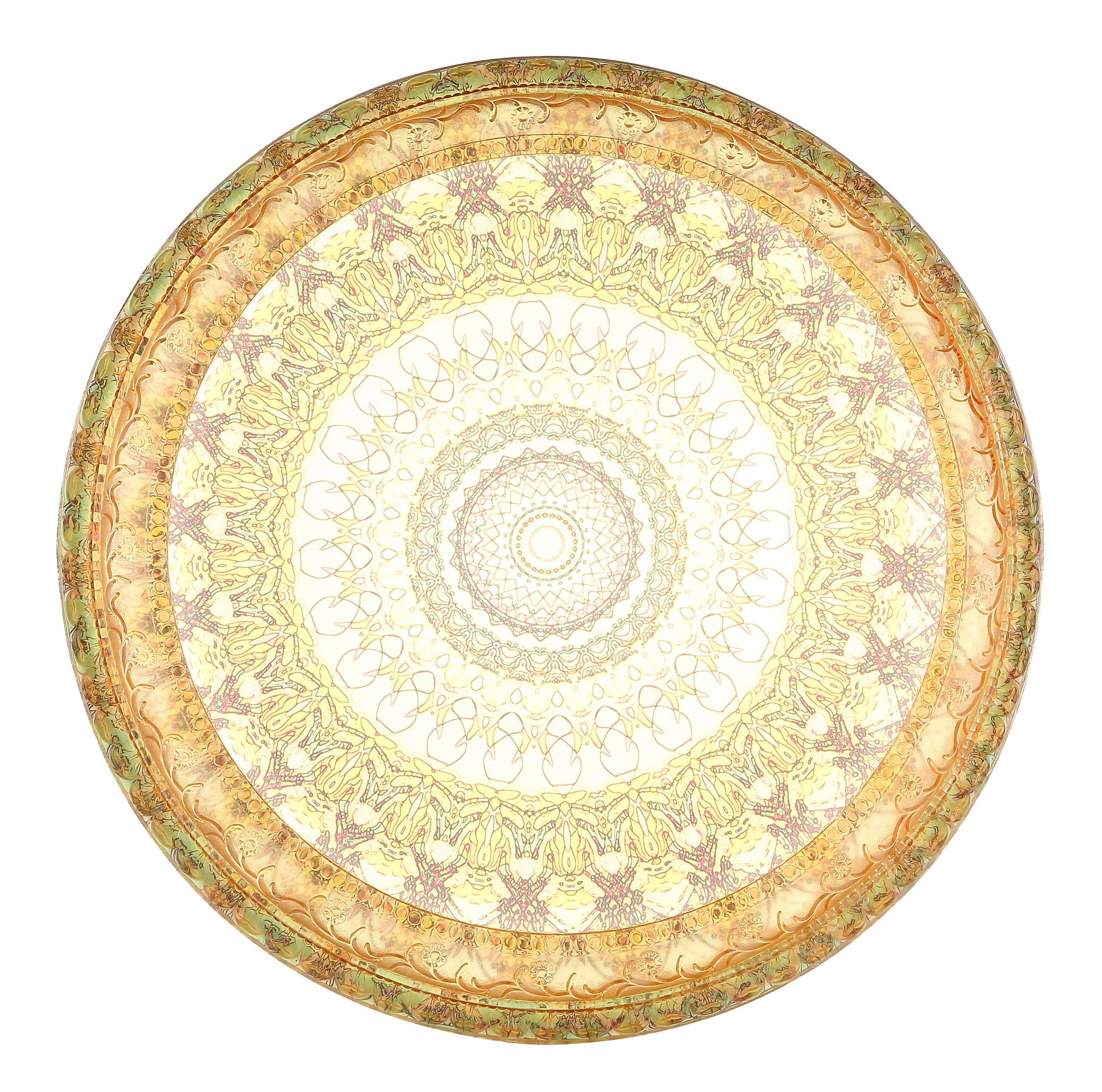 GLOBO LED-Deckenleuchte braun Metall Kunststoff H/D: ca. 8,5x39 cm