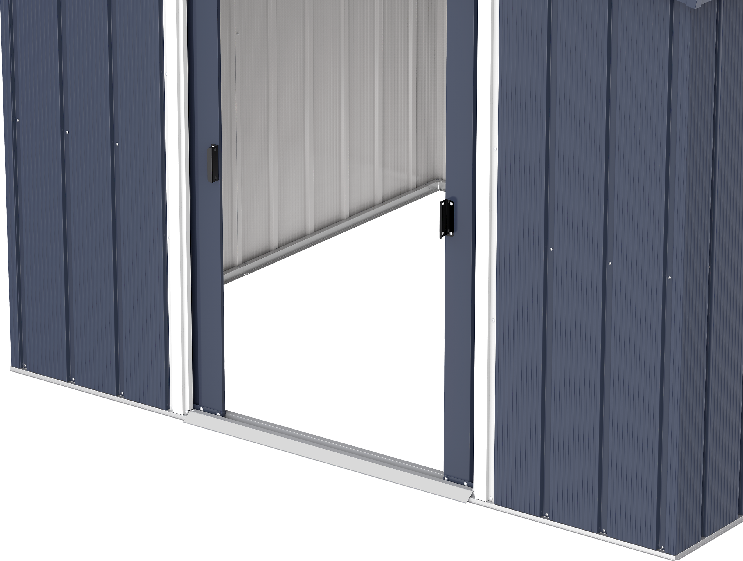 VCM Gerätehaus anthrazit B/H/L: ca. 262x191x234 cm