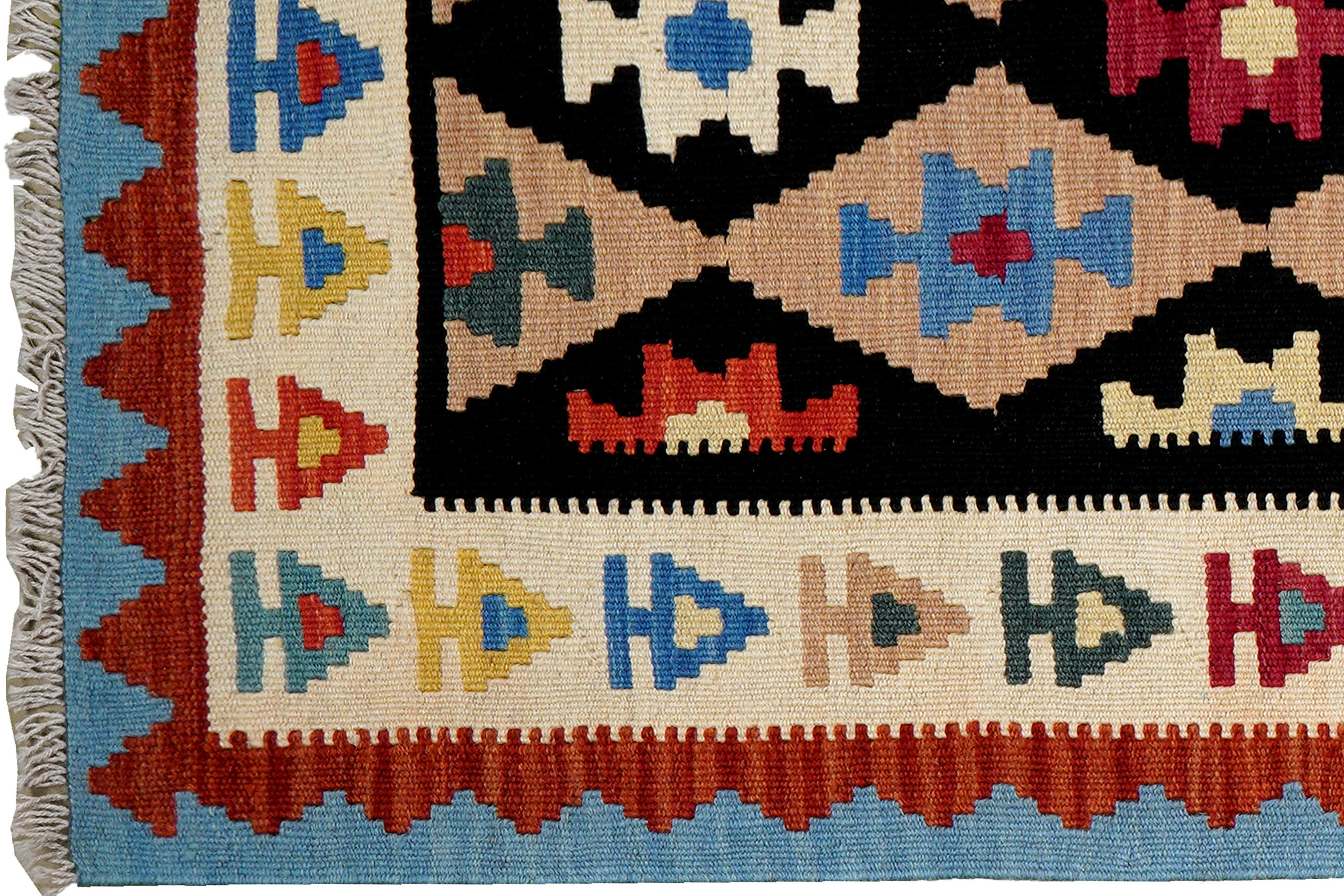 PersaTepp Teppich Kelim Gashgai beige B/H/L: ca. 88x1x295 cm