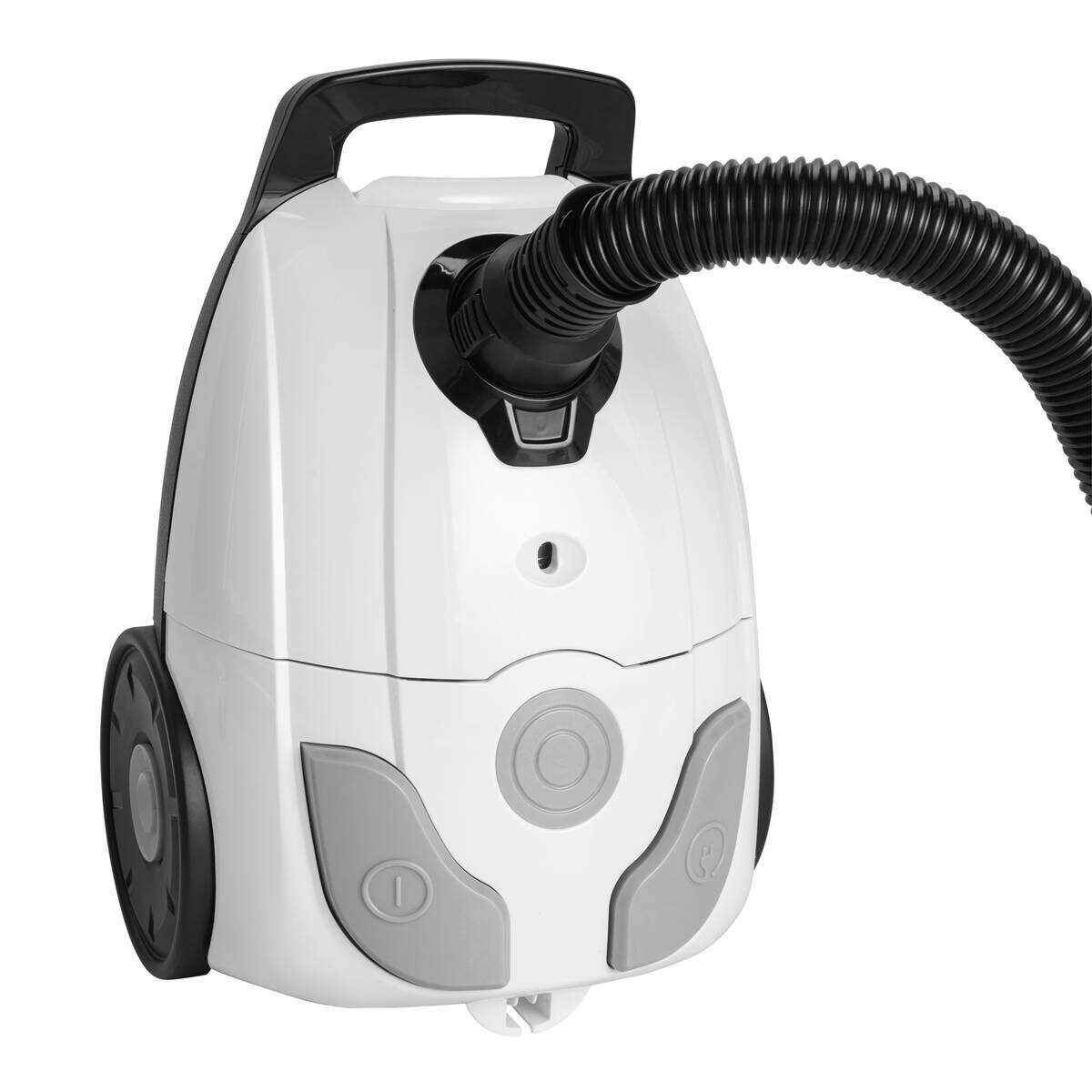 Bodenstaubsauger silber weiß schwarz Kunststoff B/H/L: ca. 27,5x22,4x38,8 cm