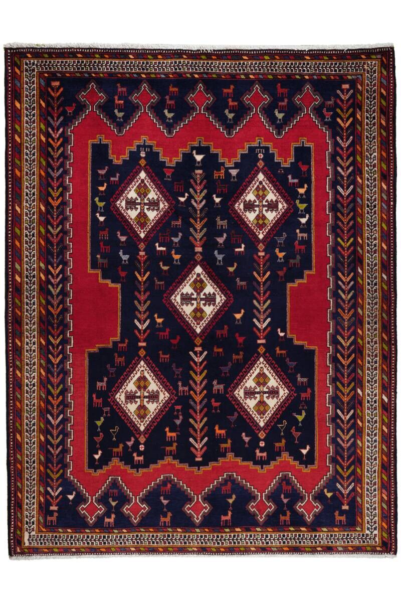 PersaTepp Teppich Afshar blau B/H/L: ca. 172x1x223 cm