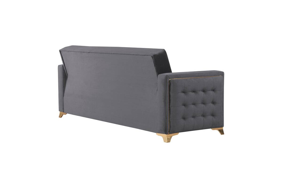 Sofa 3-2-1 Cavana grau Microfaser