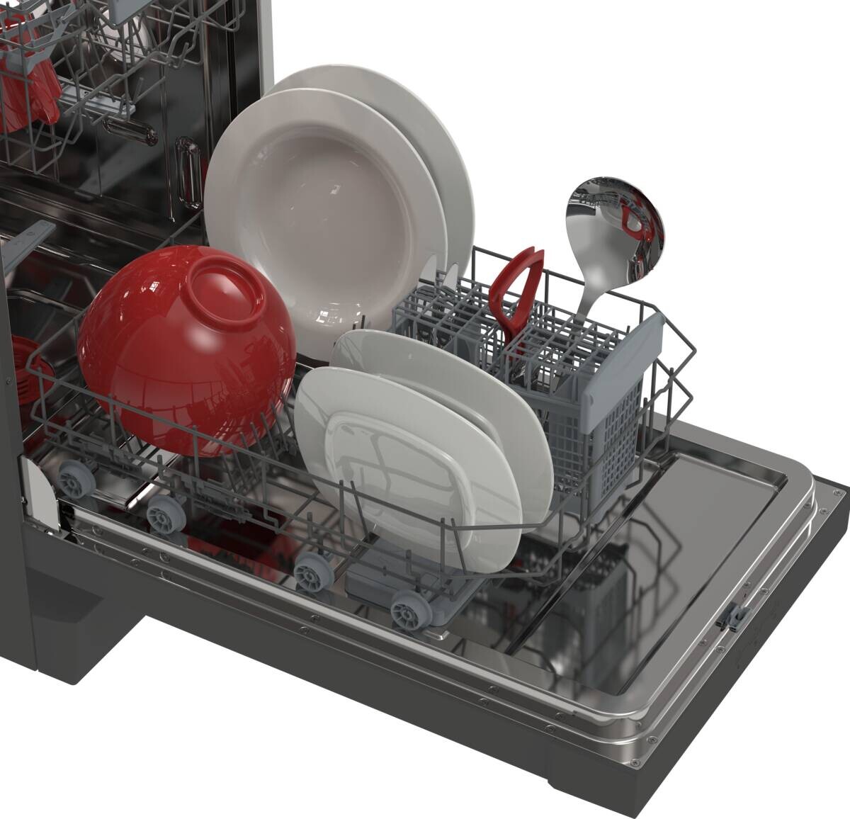 Sharp Geschirrspüler schwarz B/H/T: ca. 44,8x85x59,8 cm