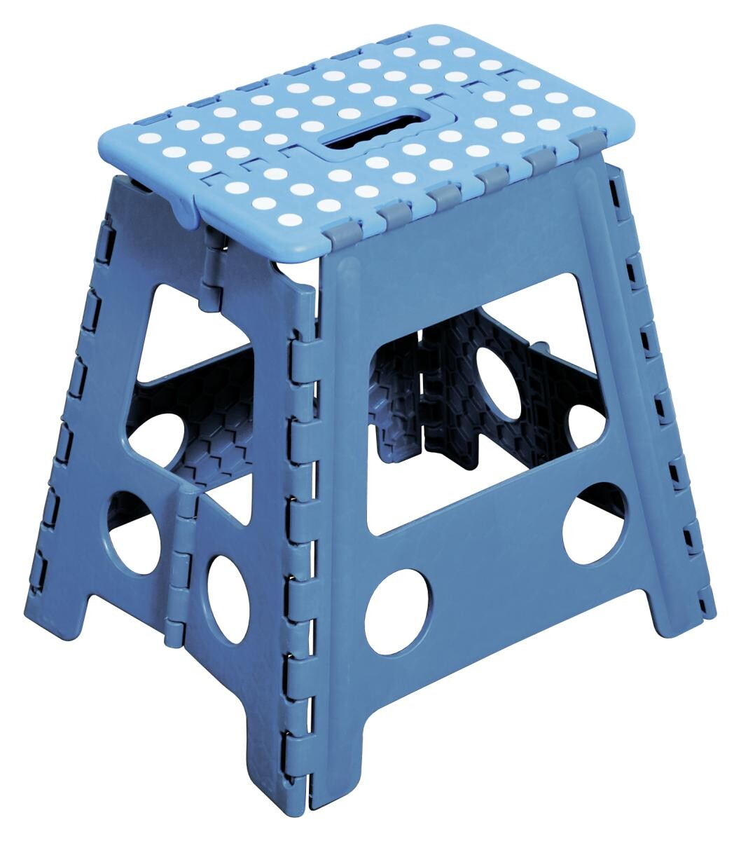 Kesper Klapphocker blau B/H/L: ca. 22x39x31 cm