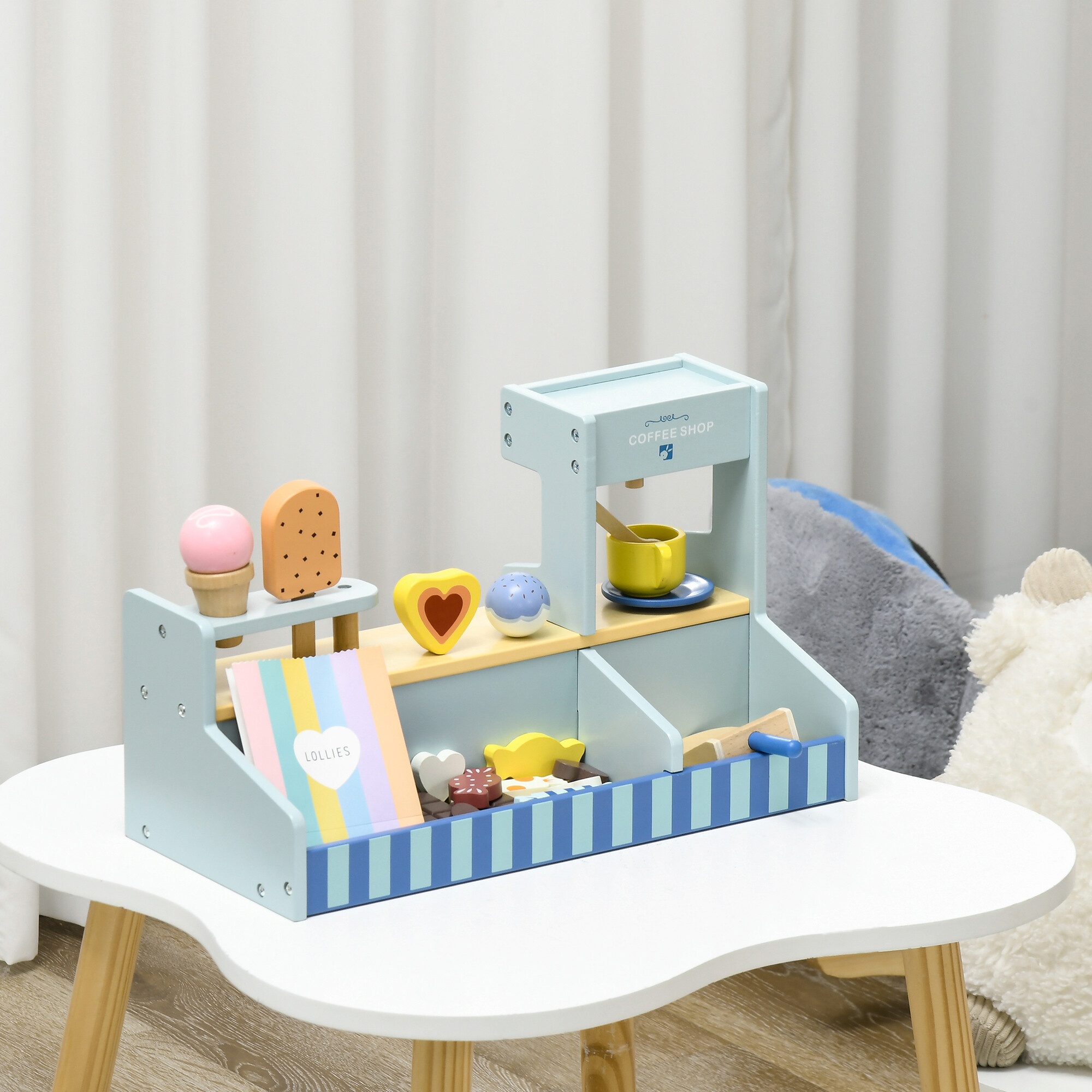 AIYAPLAY Spiel-Eisdiele B/H/L: ca. 20x24,5x42 cm