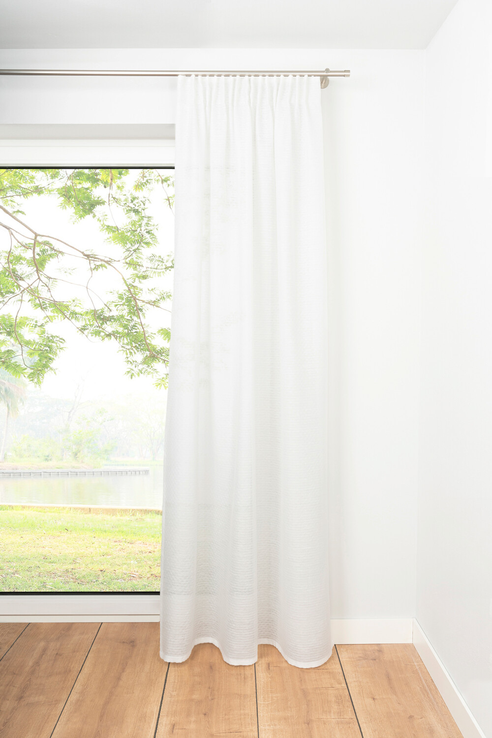 Kombivorhang DOT weiß B/L: ca. 135x245 cm