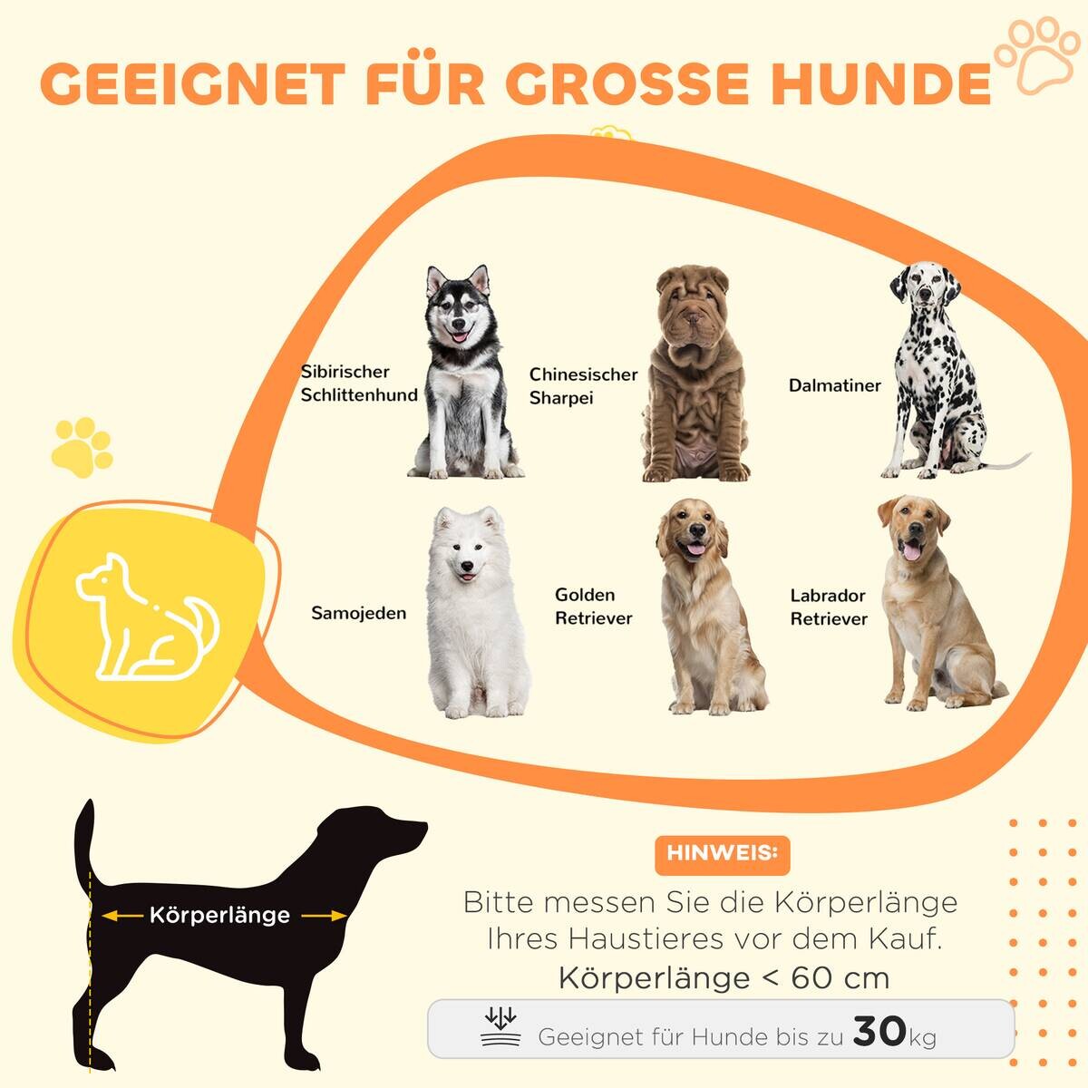 PawHut Hundekäfig grau Spanplatte B/H/L: ca. 60x73,5x100 cm