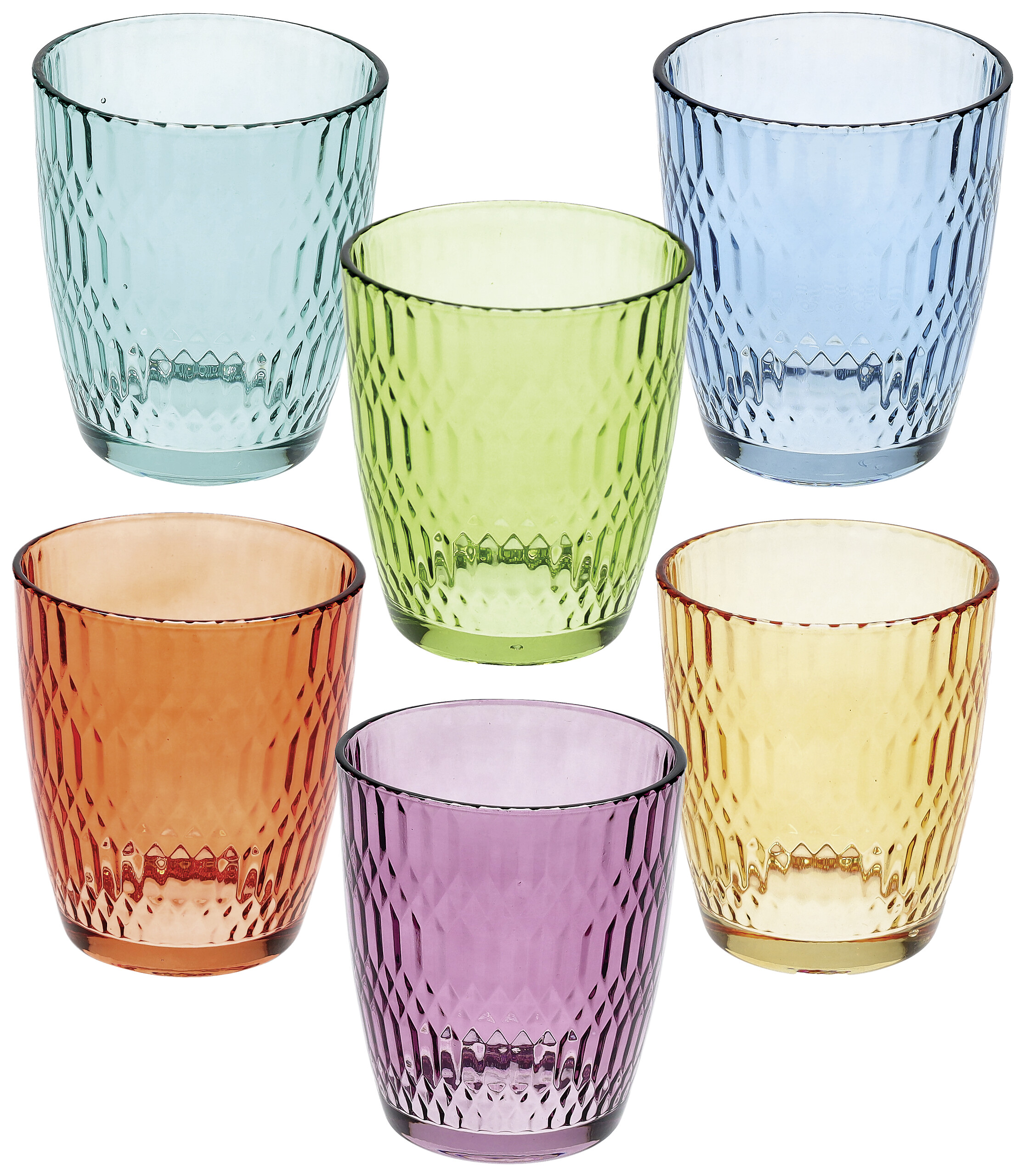 TOGNANA Gläserset SEOUL mehrfarbig