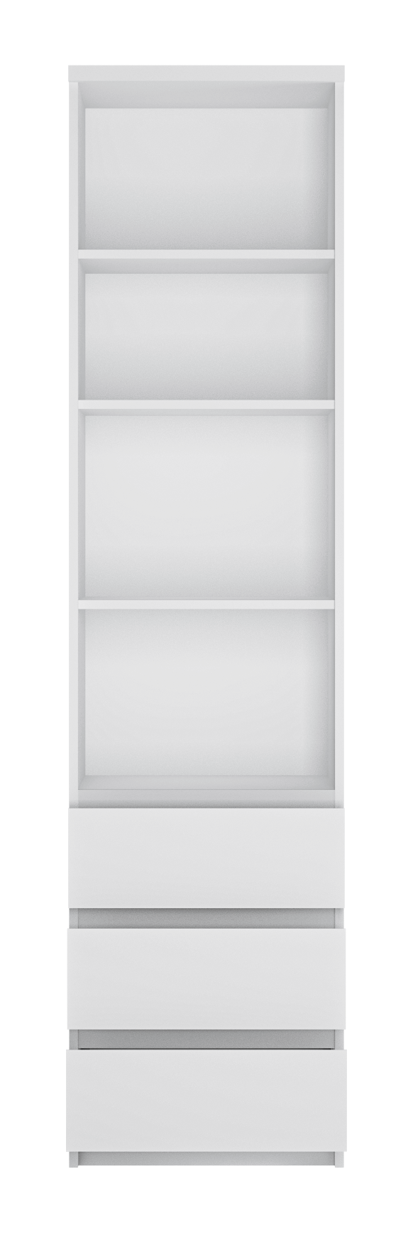 Regal Fribo Alpinweiß Spanplatte B/H/T: ca. 50x200x40 cm