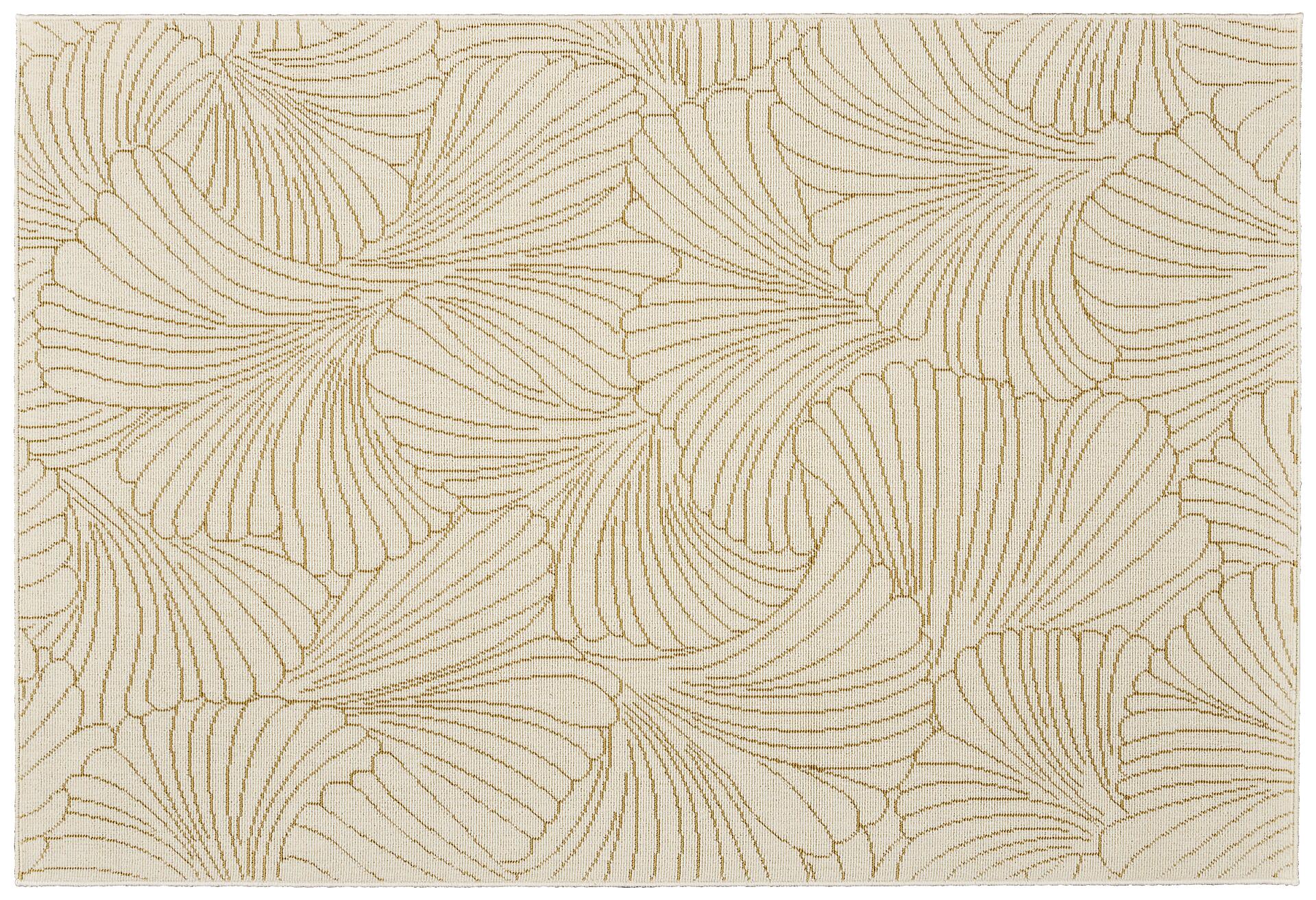 Webteppich Luxus beige B/L: ca. 160x230 cm