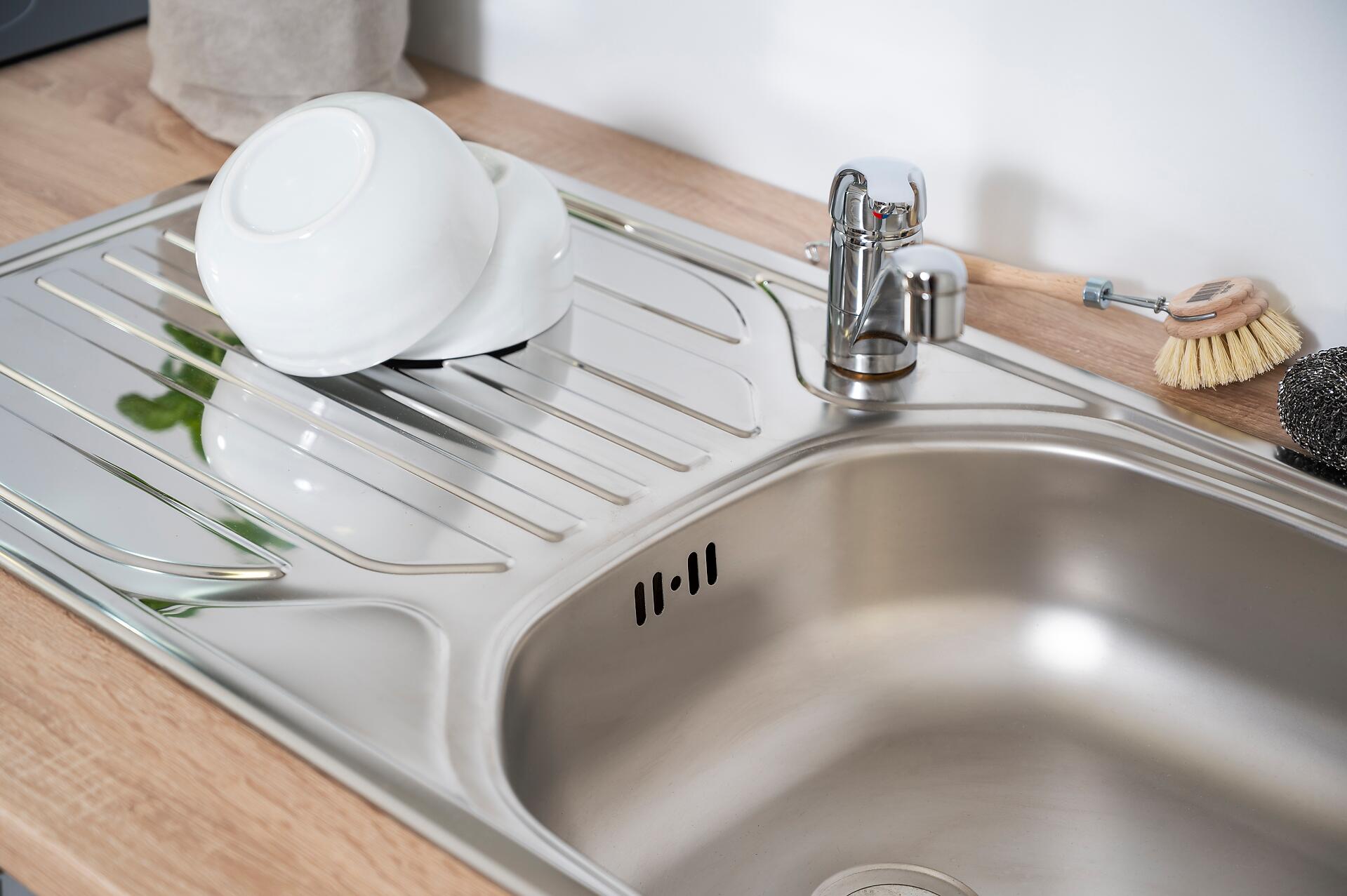 Respekta Winkelküche Economy weiß matt B/H/T: ca. 310x200x172 cm