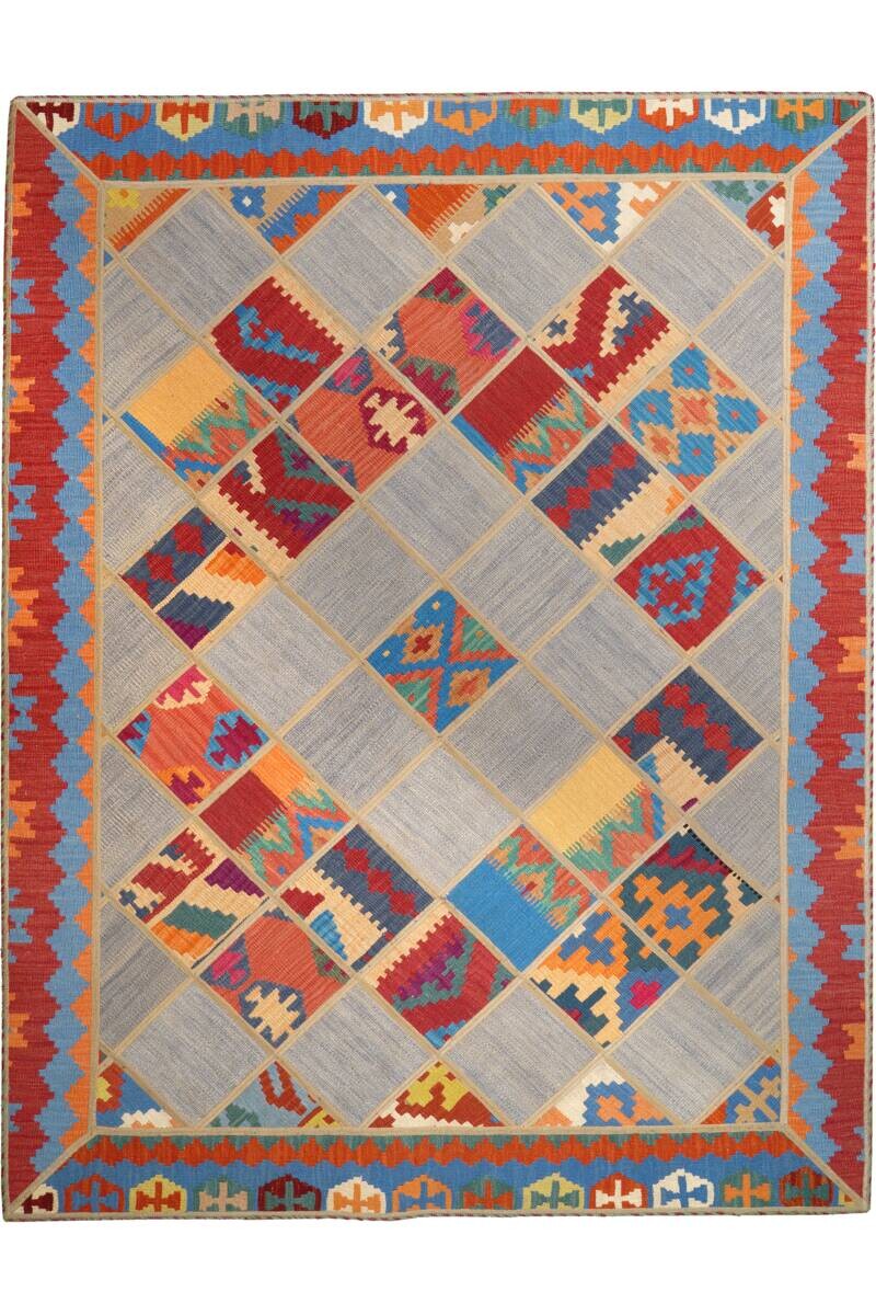 PersaTepp Teppich Kelim Tekkehdouz bunt B/H/L: ca. 150x1x200 cm