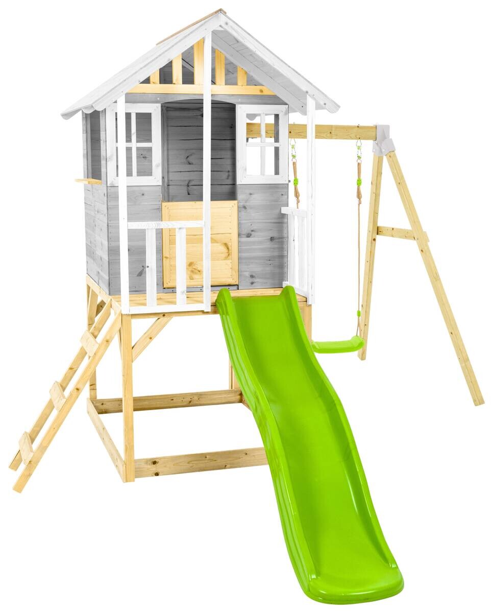 Zwerkules Spielhaus Valli weiß B/H/L: ca. 280x224x352 cm