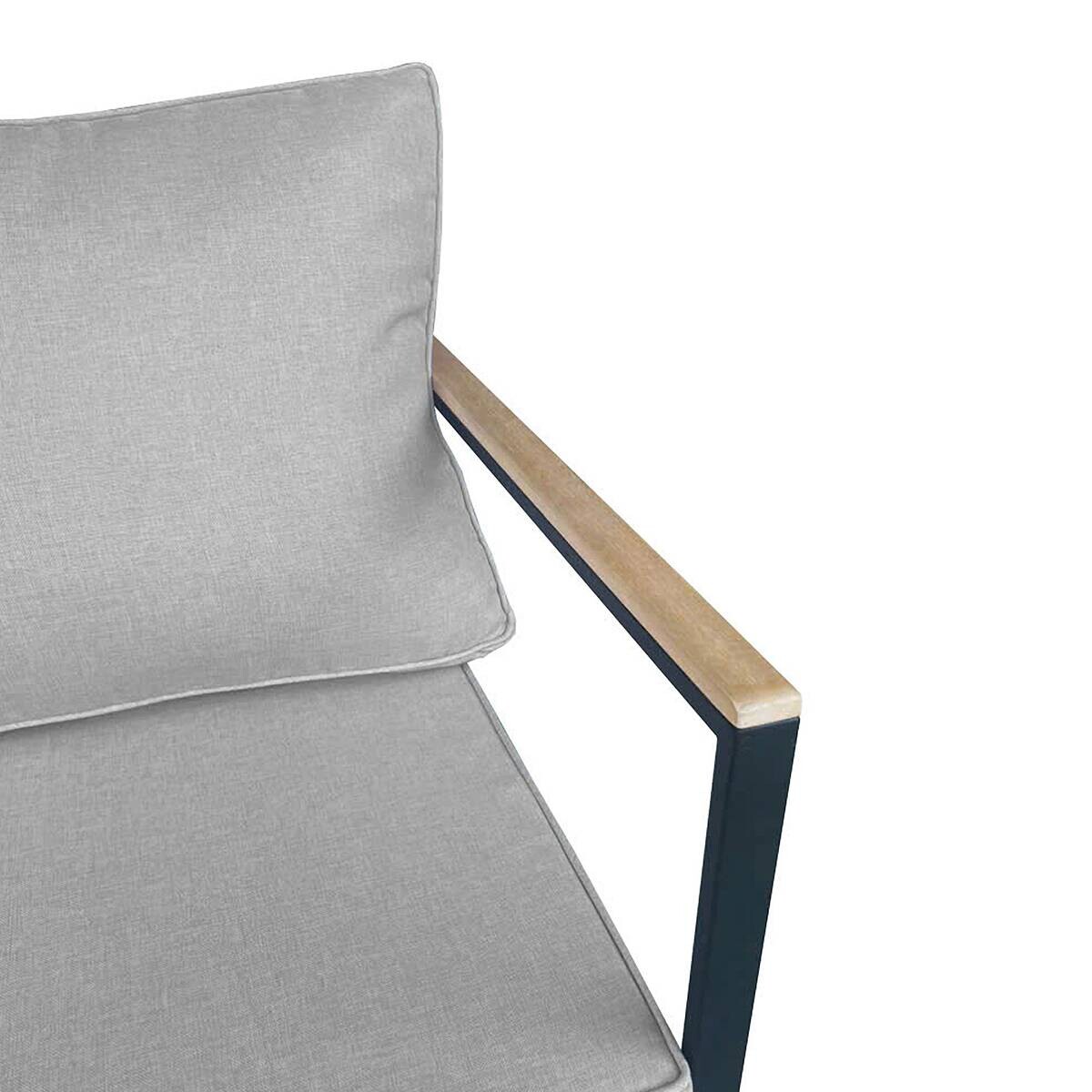 POCOline Gartensitzgruppe Mykonos anthrazit Stahl