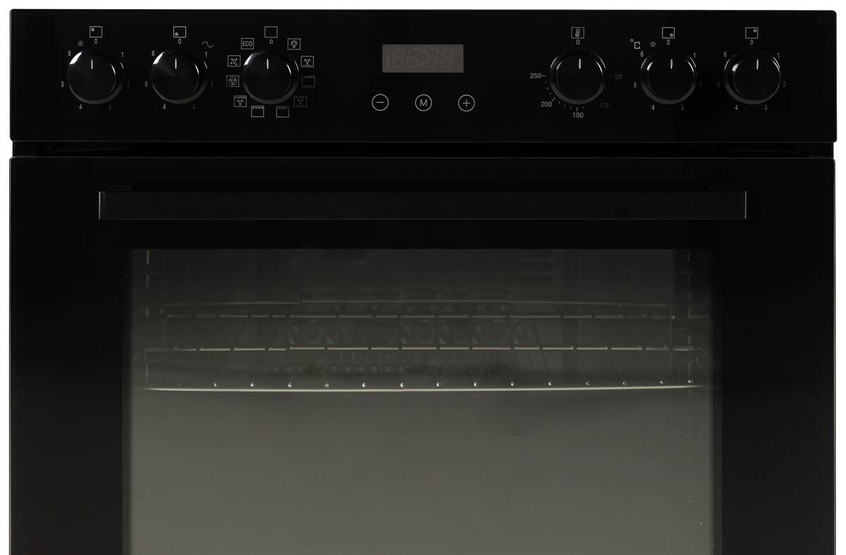 Mican Einbauherdset HSHDB73S schwarz B/H/T: ca. 59,5x59,5x57,5 cm