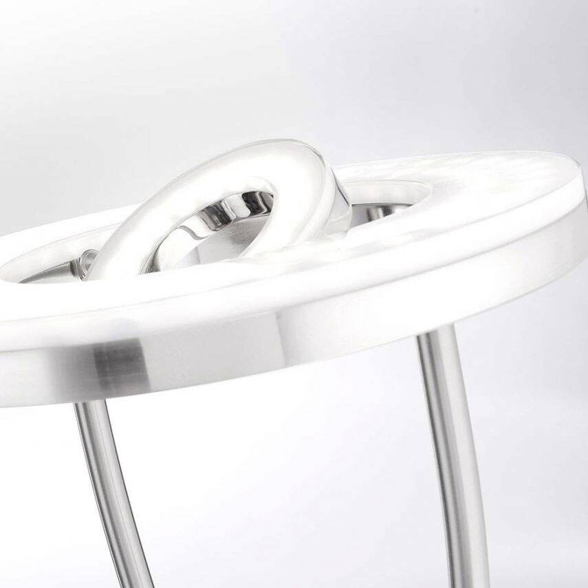 Just Light Deckenfluter 11778-55 silberweiß Metall Kunststoff H/D: ca. 188x29 cm 2 Brennstellen