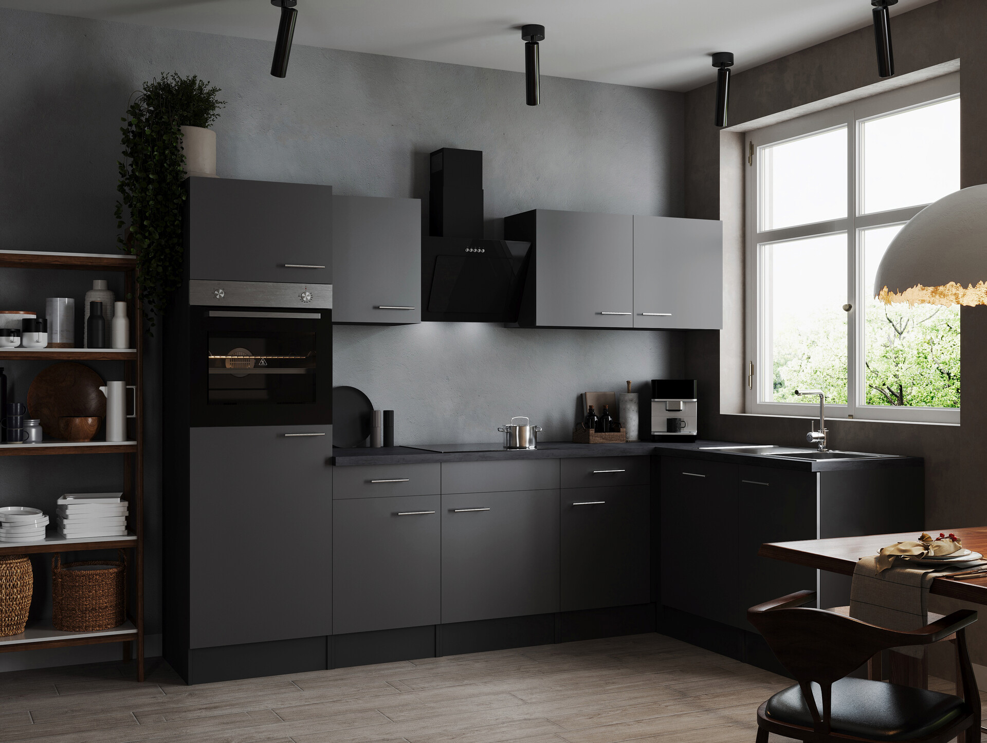 Winkelküche Oliver B/H/T: ca. 280x205x172 cm