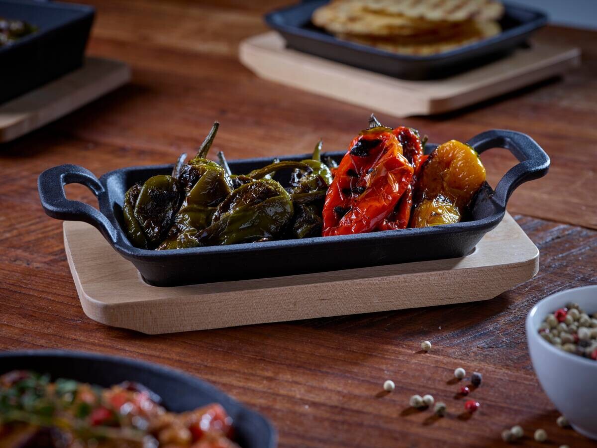 ECHTWERK Servierpfanne schwarz Eisen B/H/L: ca. 10x4x20 cm