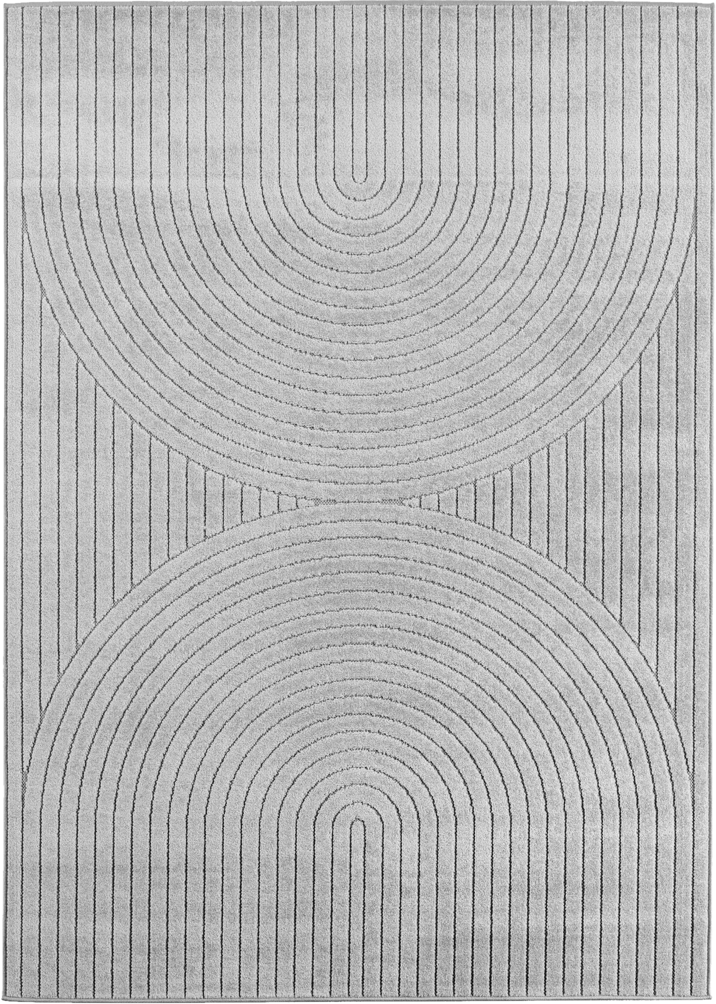 Ayyildiz In-/Outdoor-Teppich NOVA silber B/L: ca. 140x200 cm