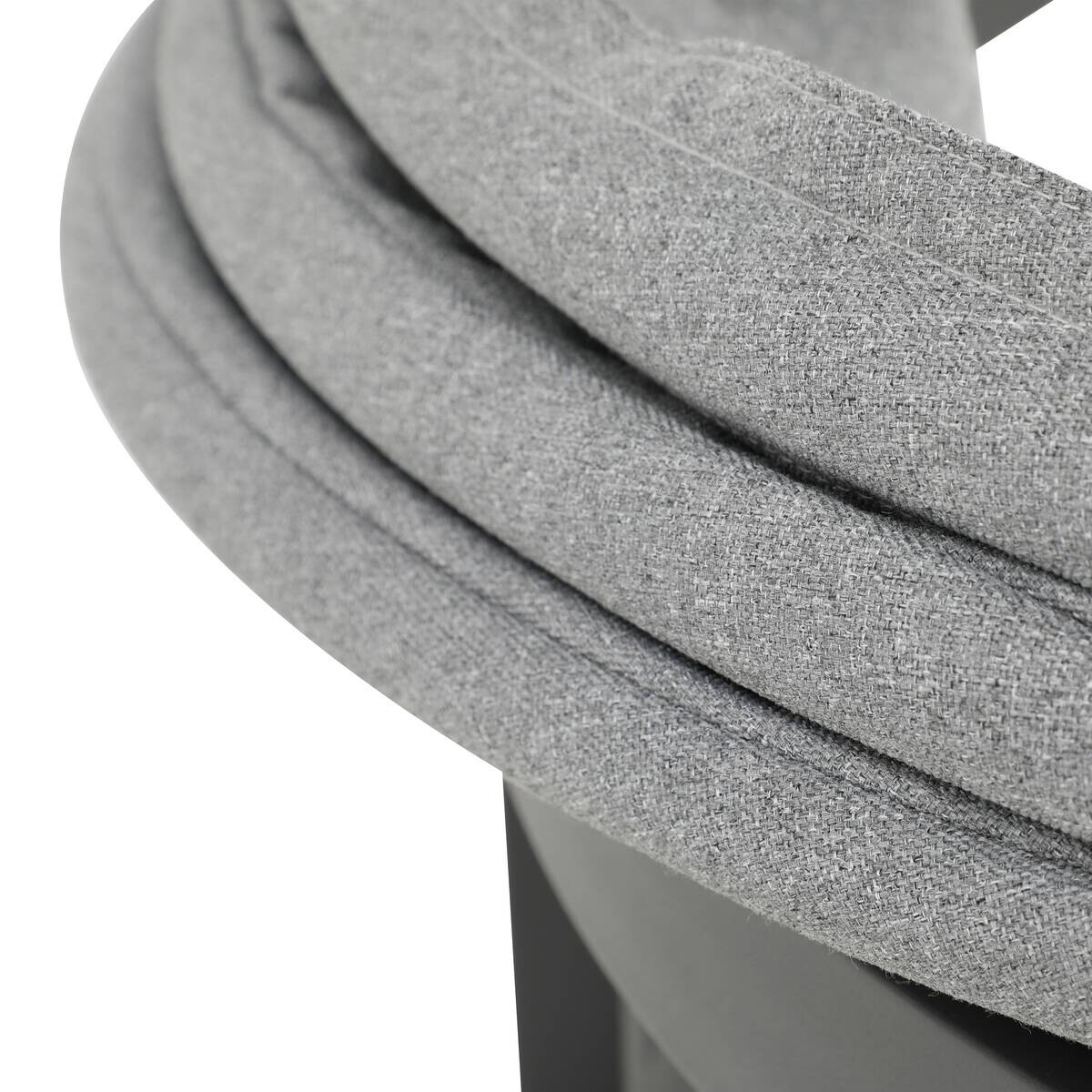 POCOline Sonneninsel mit Dach Barbados hellgrau Stahl