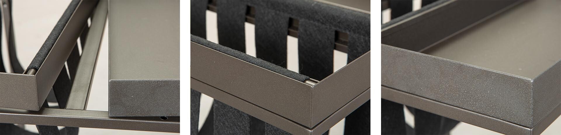 Zeitungsständer Club NY Metall B/H/T: ca. 35x40x35 cm