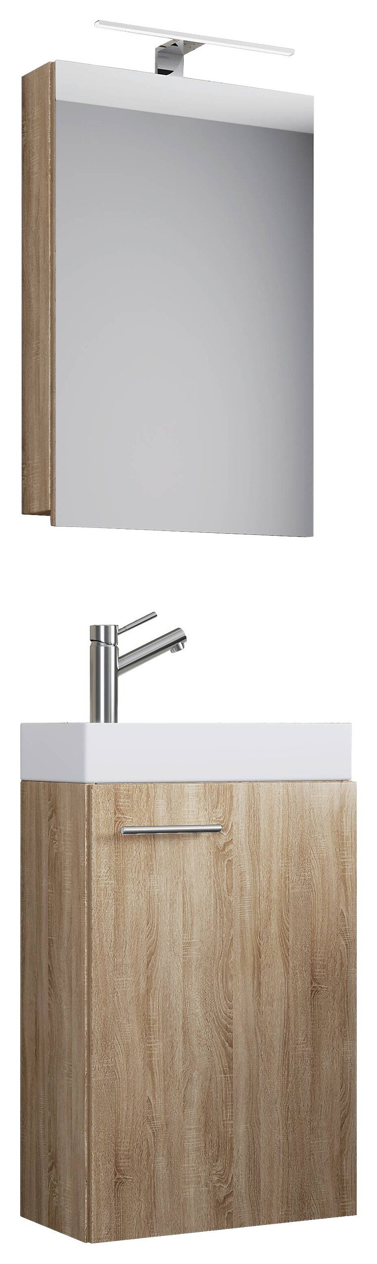 Waschplatz 4tlg-Slito Eiche Sonoma Nachbildung B/H/T: ca. 41x69,5x22 cm