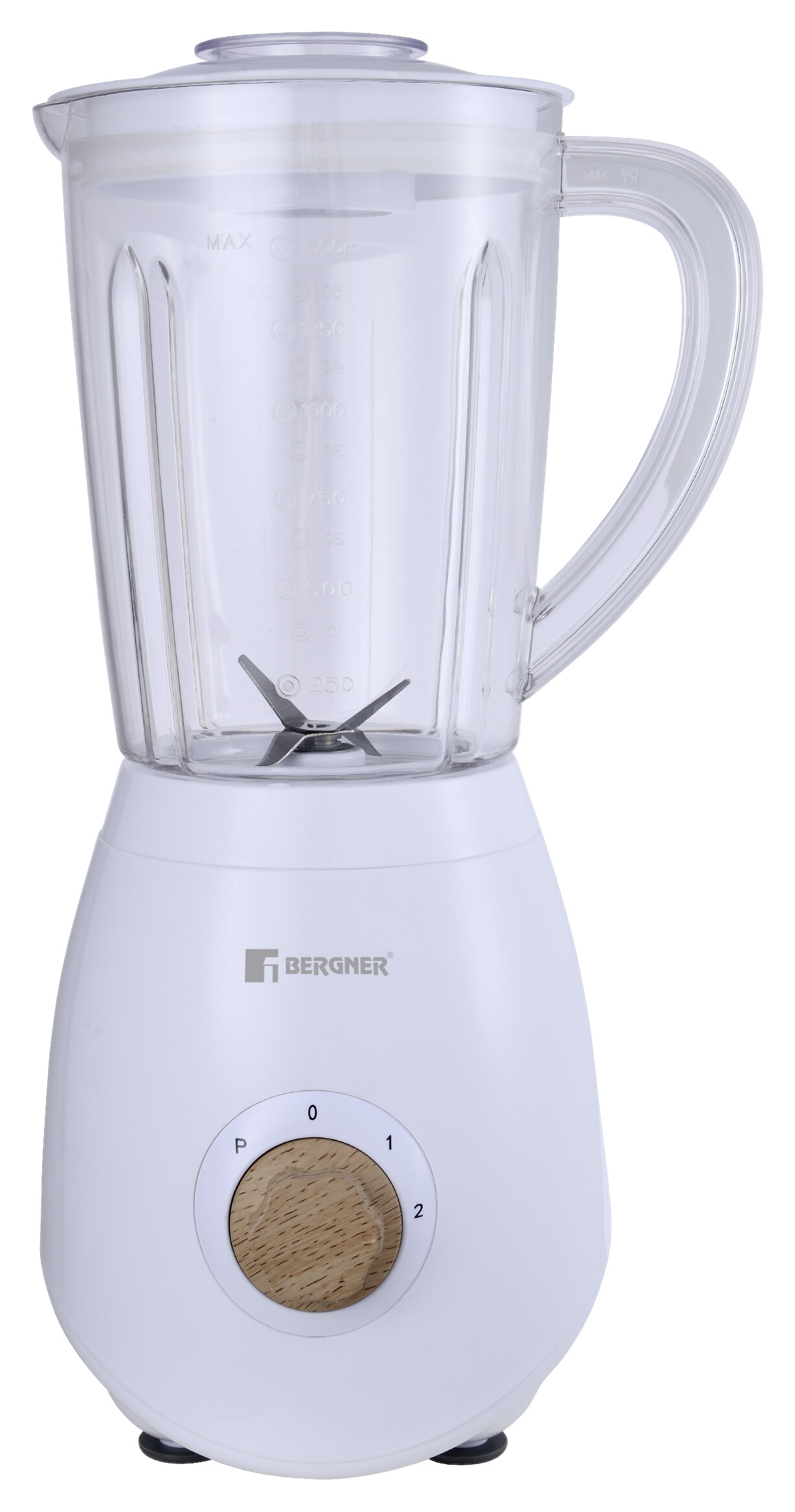 BERGNER Stabmixer weiß Edelstahl B/H/L: ca. 16x38x19 cm