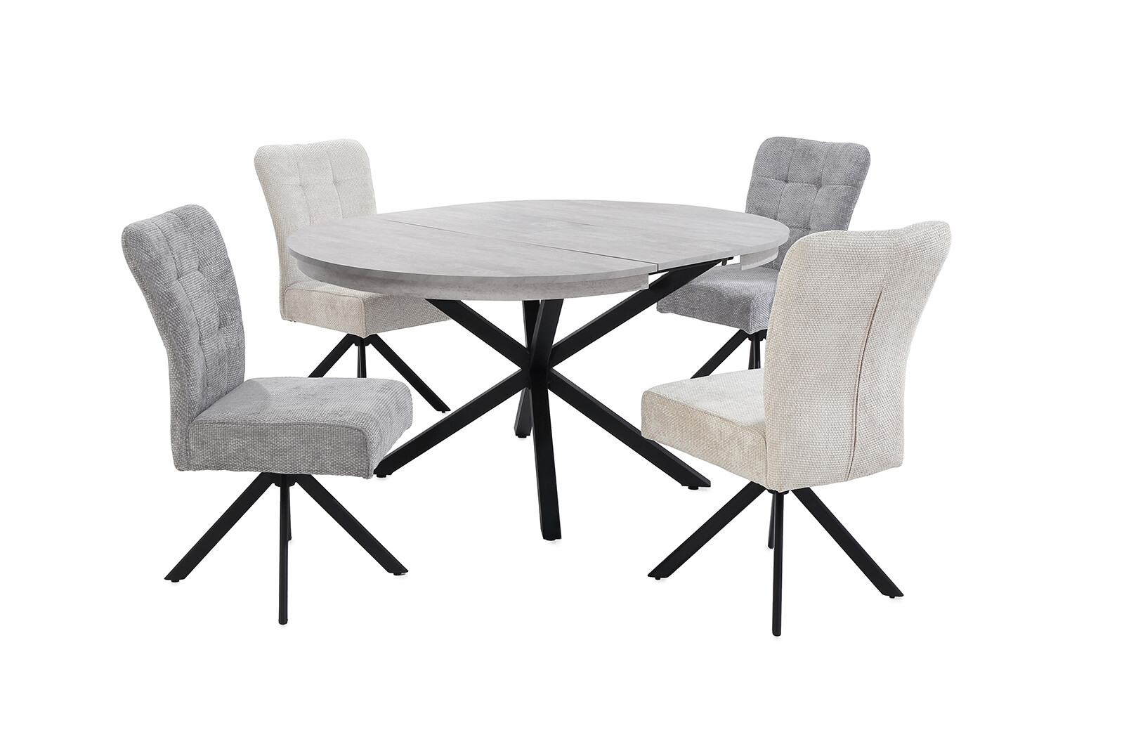 Esstisch  Beton schwarz B/T: ca. 160x120 cm