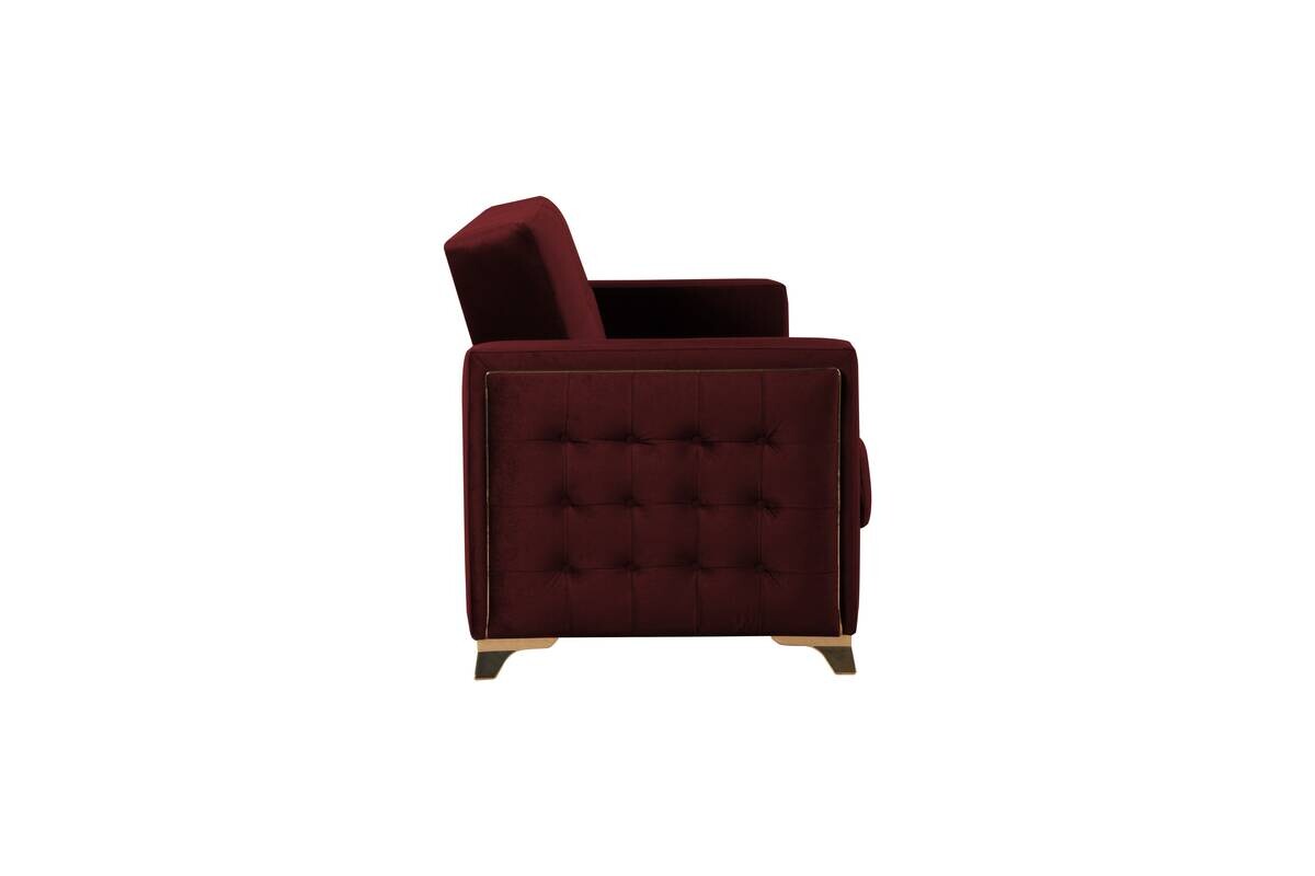 Sofa 3-2-1 Cavana bordeaux Microfaser