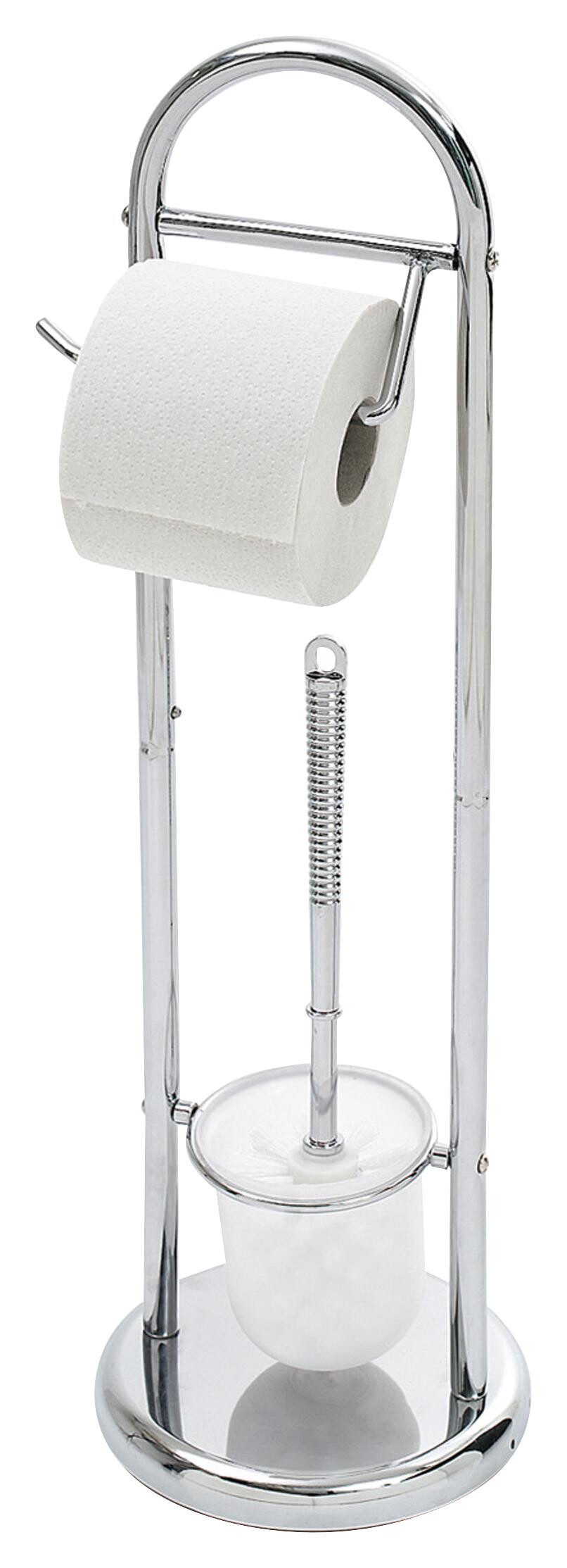 Axentia Stand-WC-Garnitur Kurt Chrom Edelstahl