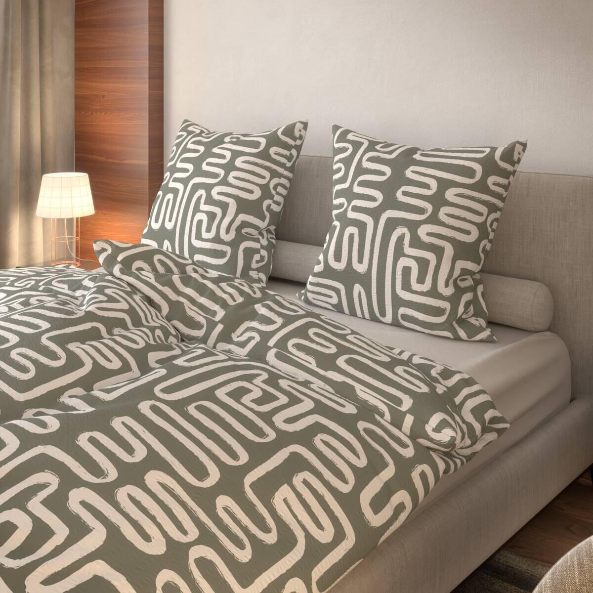 Microfaser Bettwäsche Seersucker