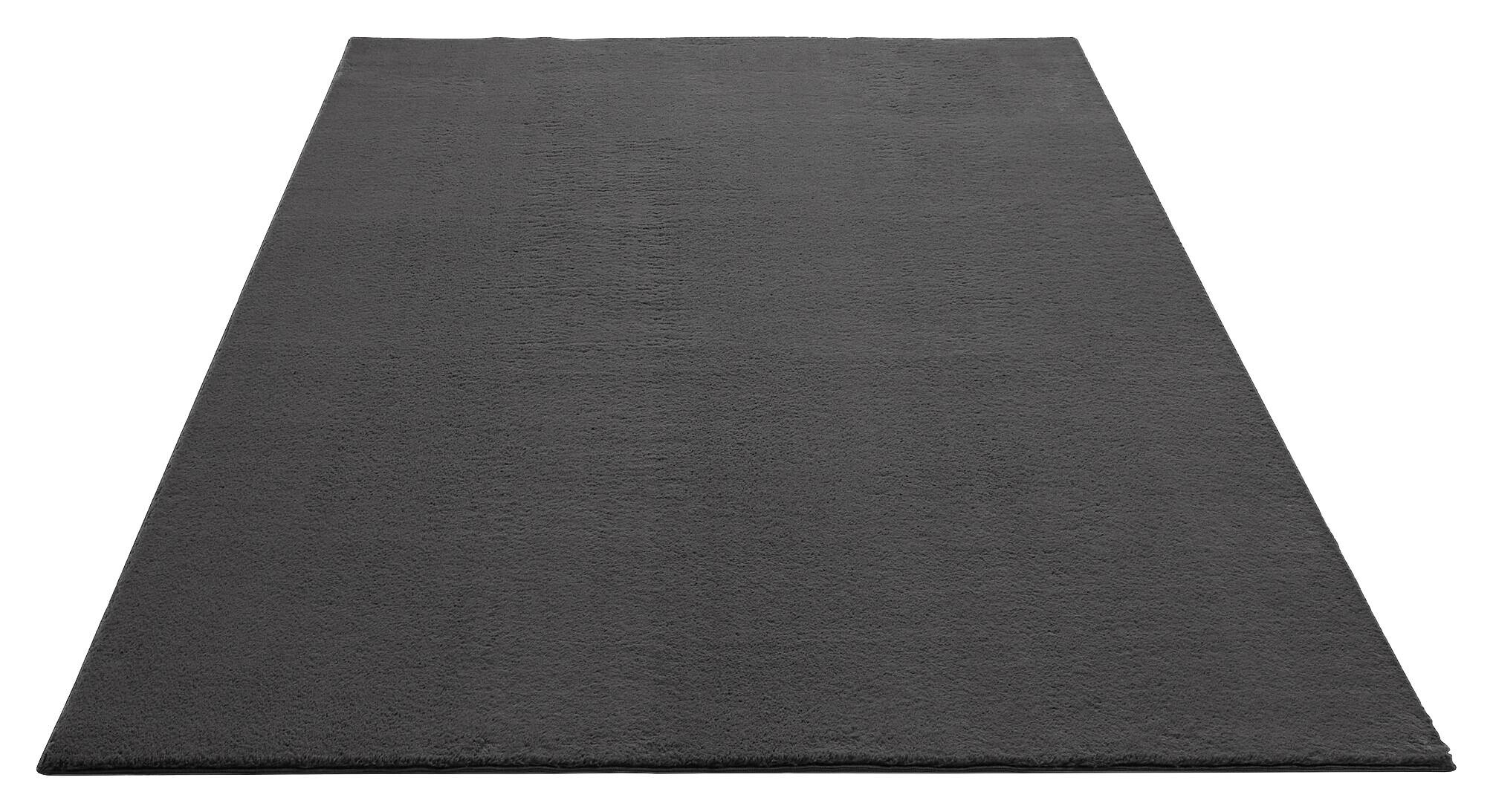 Teppich Cozy anthrazit B/H/L: ca. 80x12x150 cm
