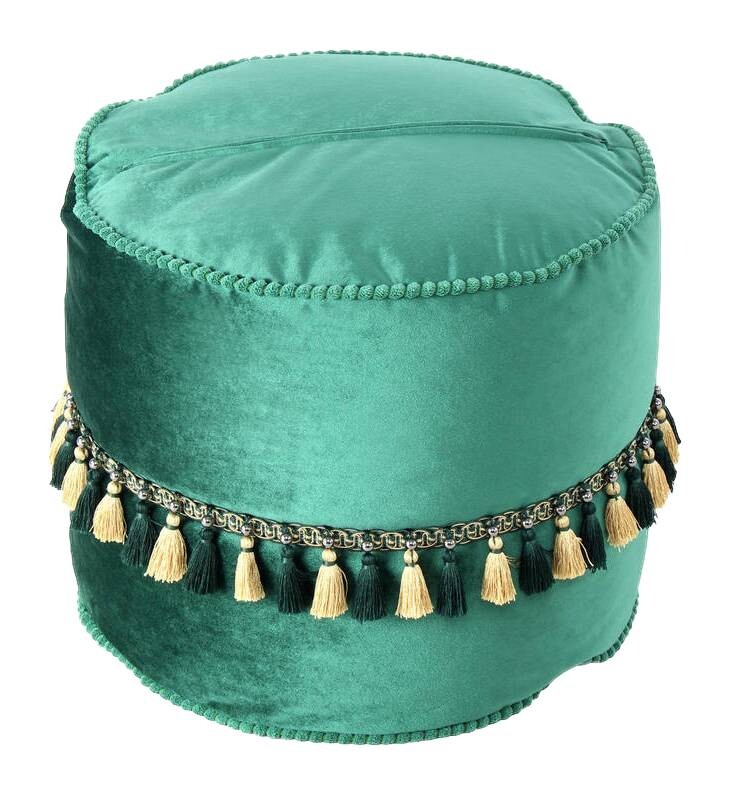 360 Living Hocker Taj Mahal 200 grün H/D: ca. 38x45 cm