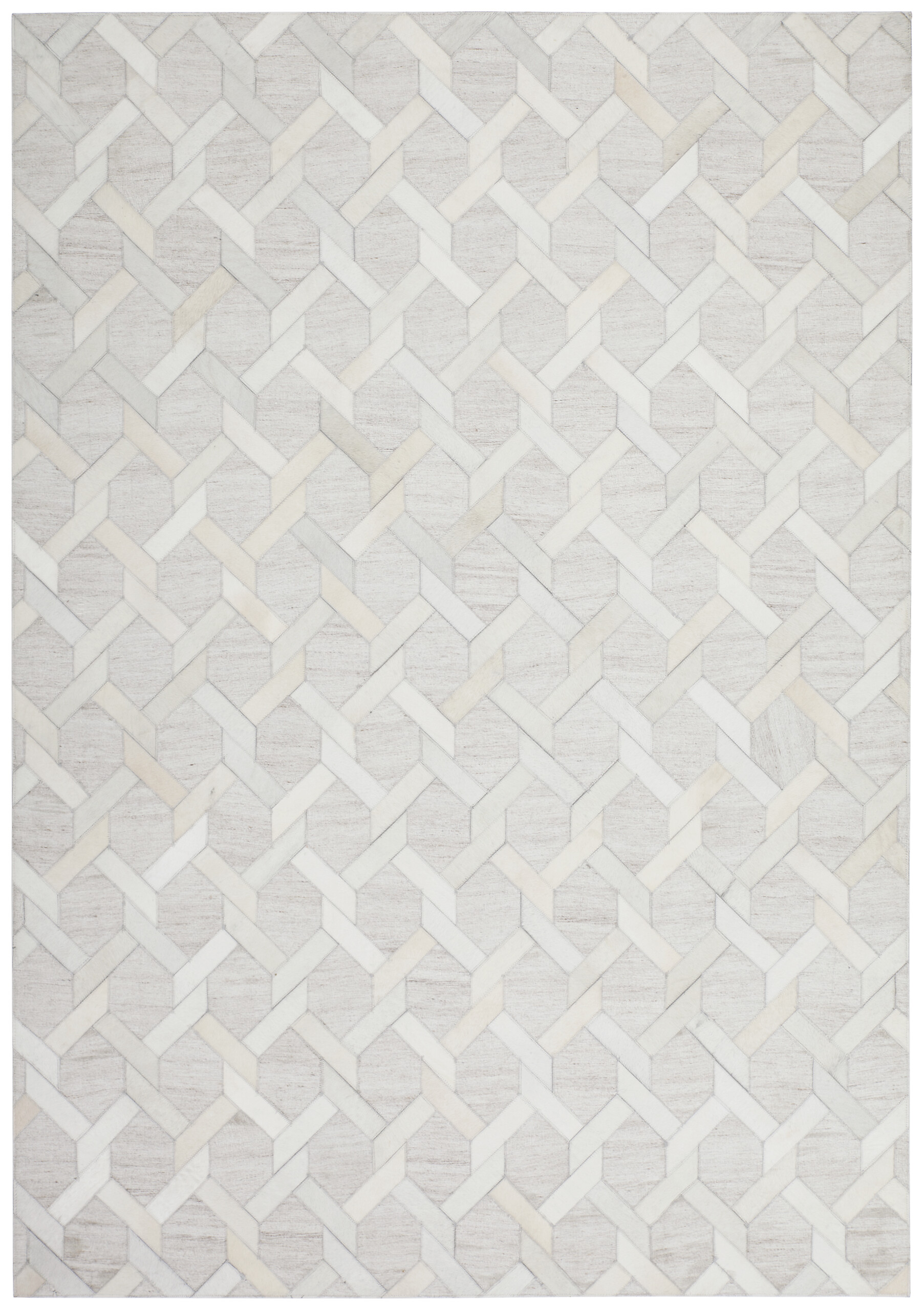 Kayoom Kurzflorteppich Chimera 125 elfenbein B/L: ca. 120x170 cm