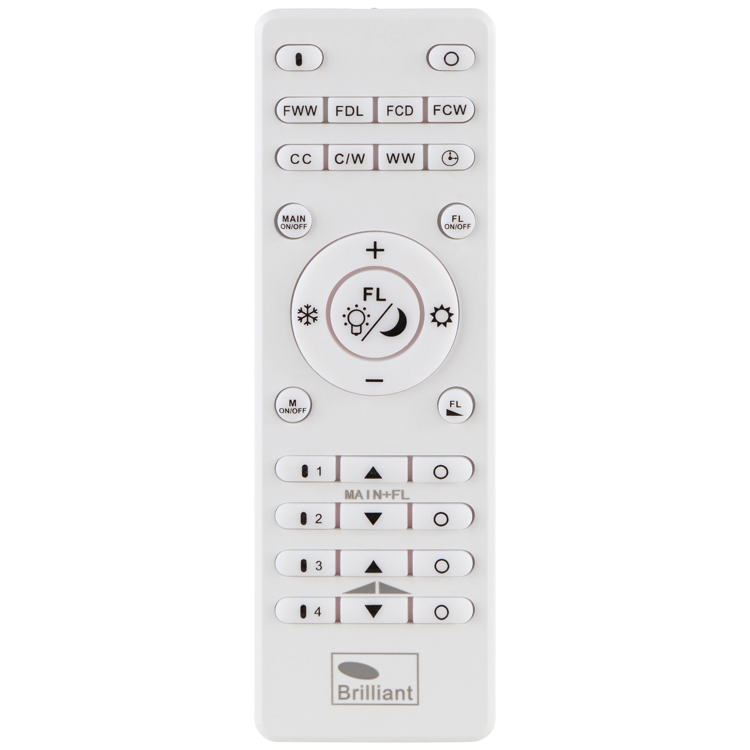 Brilliant Deckenleuchte Laurice G99309/05 weiß Kunststoff Metall B/H/L: ca. 40x5x40 cm