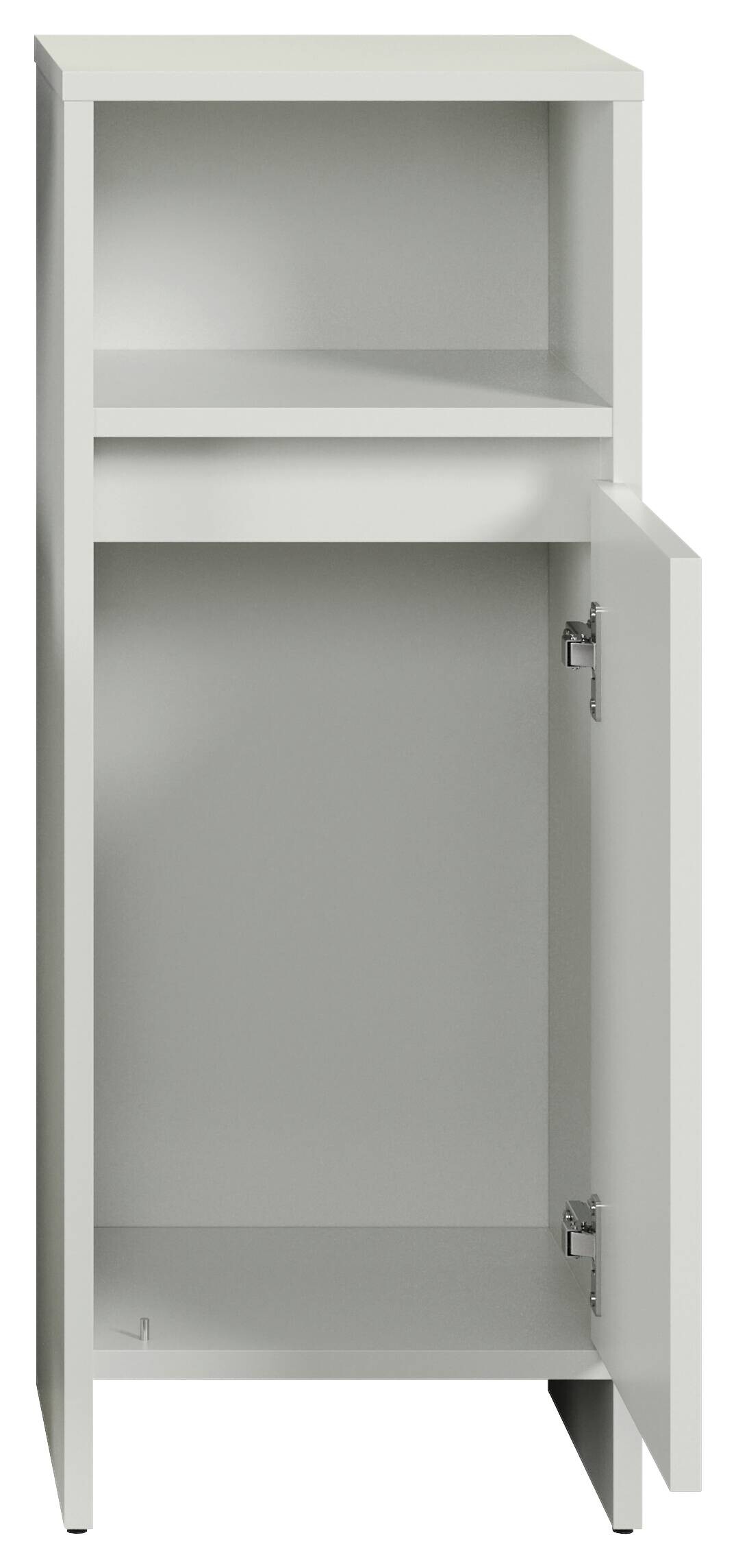 Stauraumelement Basix weiß matt grau B/H/T: ca. 32x81x28 cm