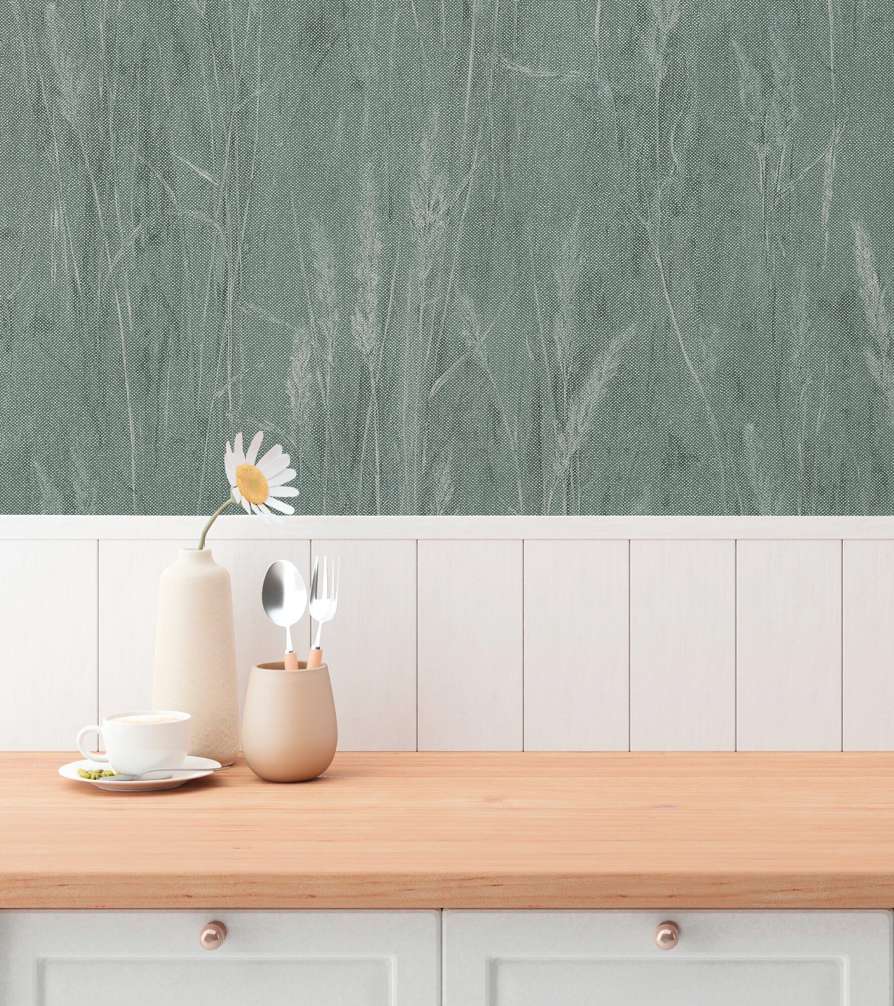 A.S.Creation Vliestapete grün B/H/D: ca. 53x1005x8,8 cm