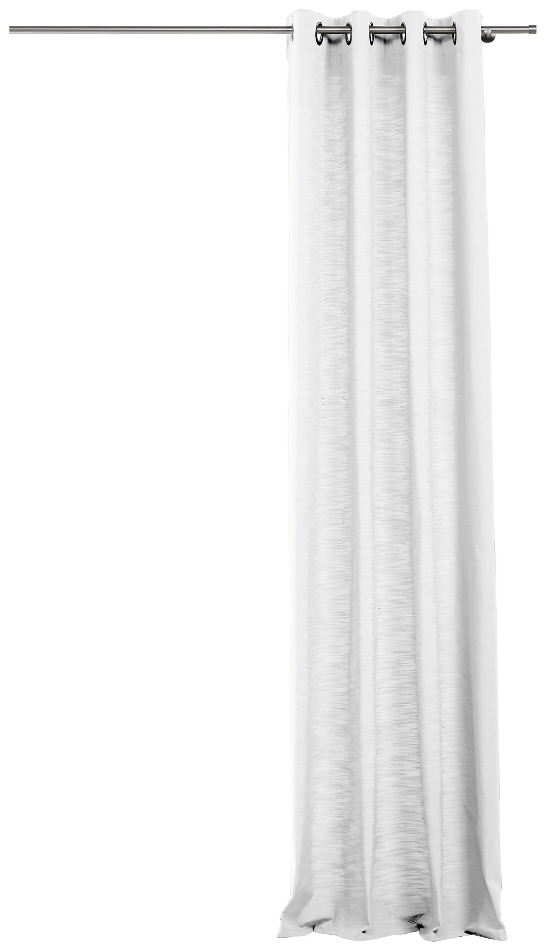 Ösenvorhang BALANCE weiß B/L: ca. 135x245 cm