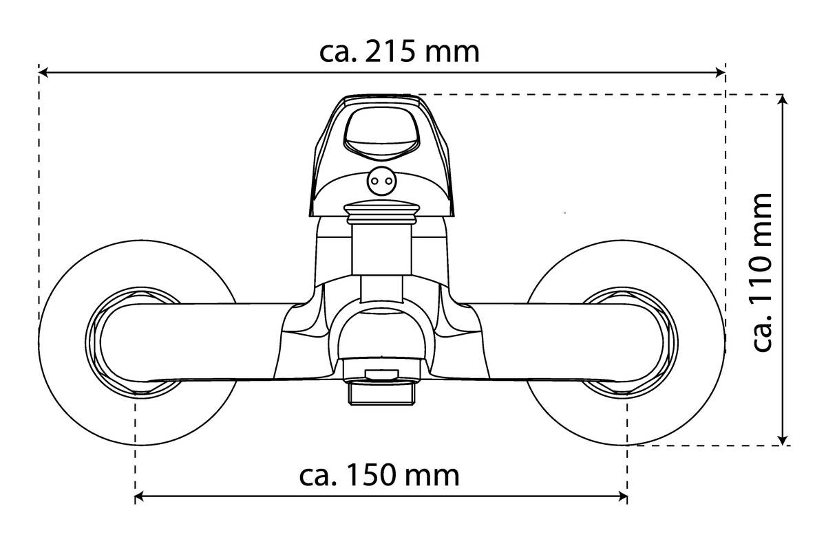 Wannen-Armatur Speed Chrom