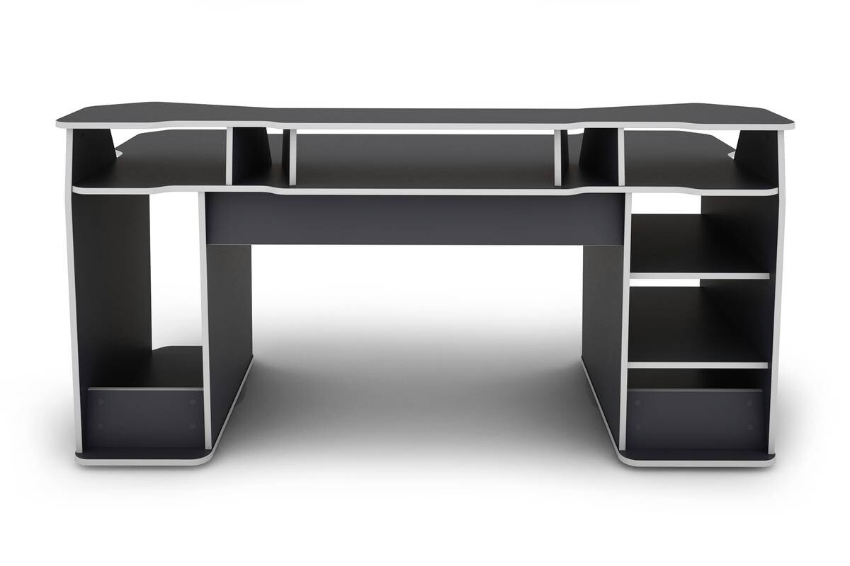 Schreibtisch MATRIX anthrazit weiß B/H/T: ca. 180x76,96x85 cm