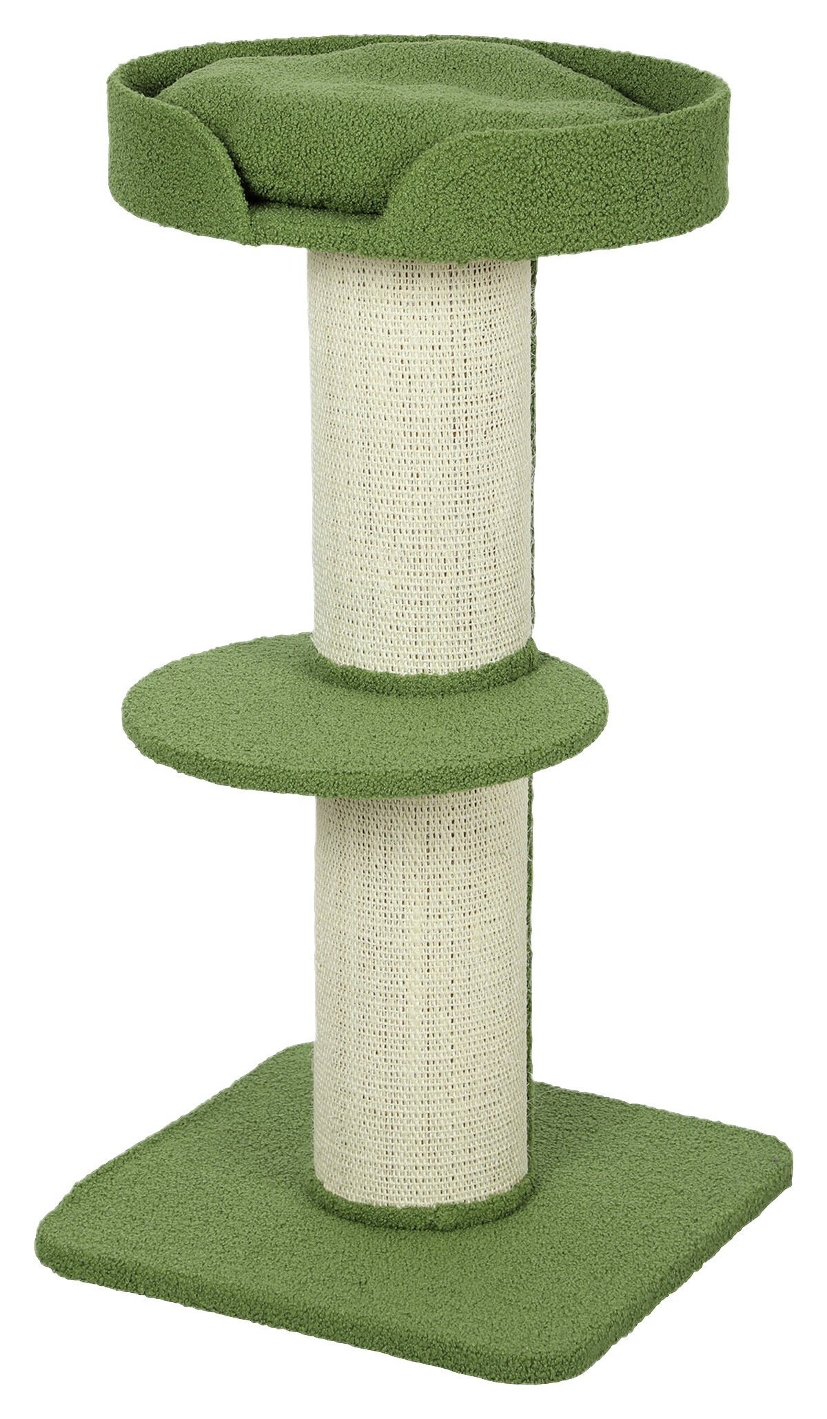 PawHut Kratzbaum grün Spanplatte B/H/L: ca. 45x91x45 cm