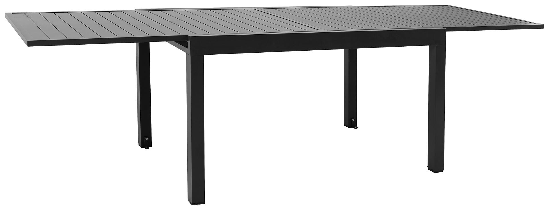 POCOline Gartentisch dunkelgrau Aluminium B/H/L: ca. 90x75x135 cm