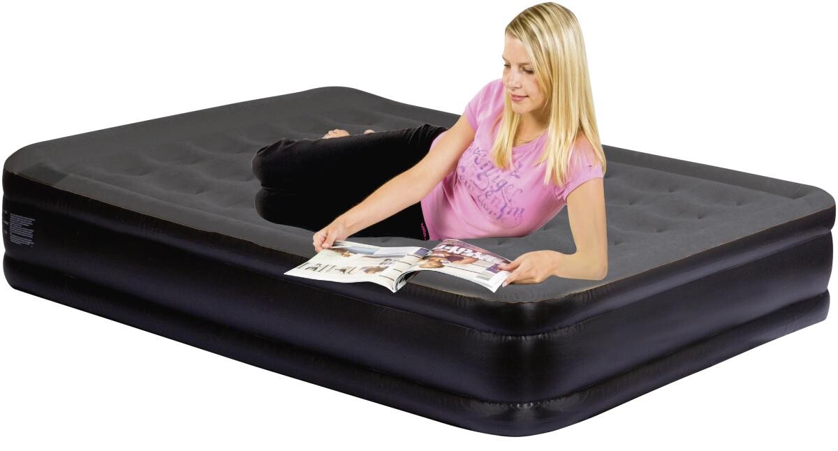 Happy People Luftbett anthrazit B/H/L: ca. 157x47x203 cm