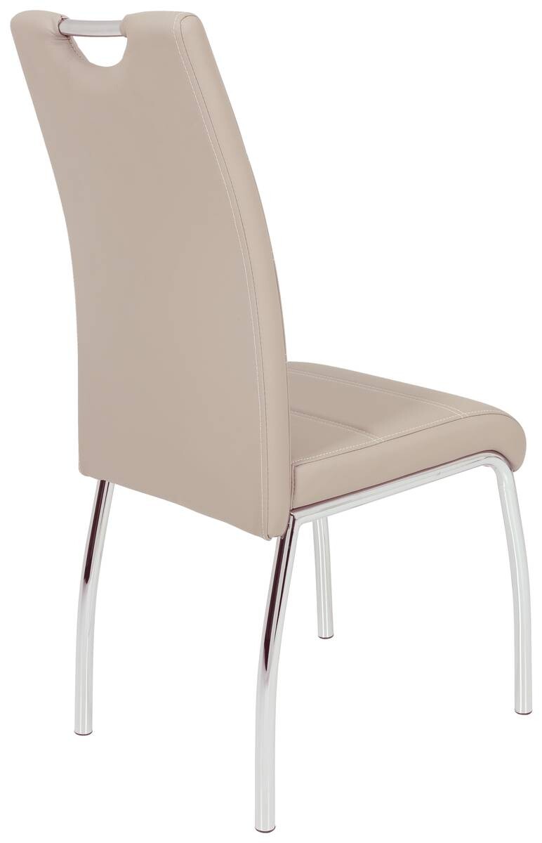 Stuhl Susi 2er Set Cappuccino Kunstleder B/H/T: ca. 44x98x61 cm