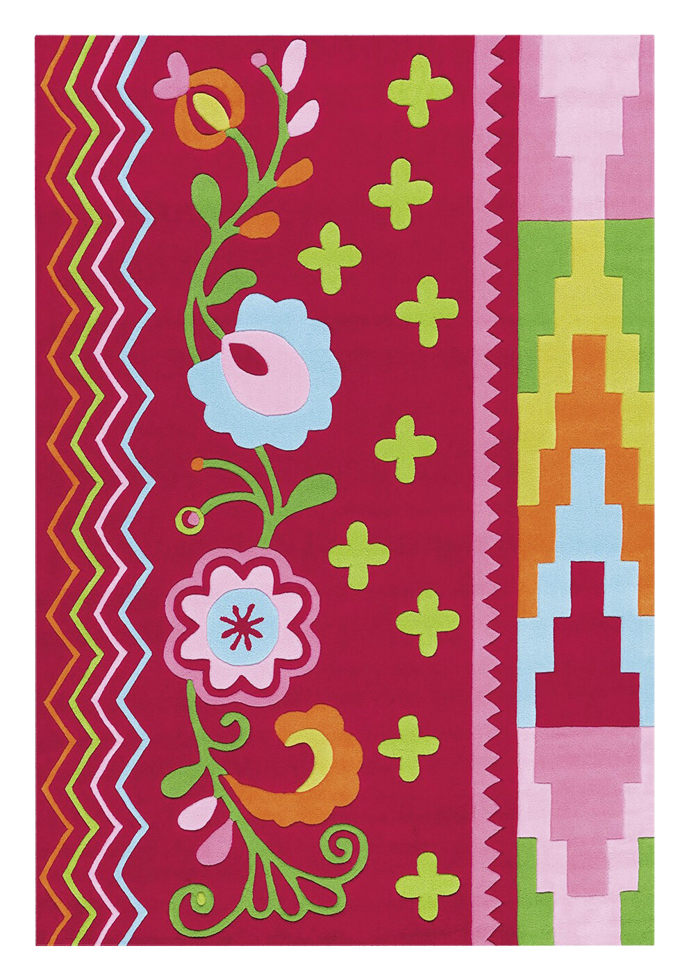 Arte Espina Kurzflorteppich Sam 4144 rosa B/L: ca. 170x240 cm